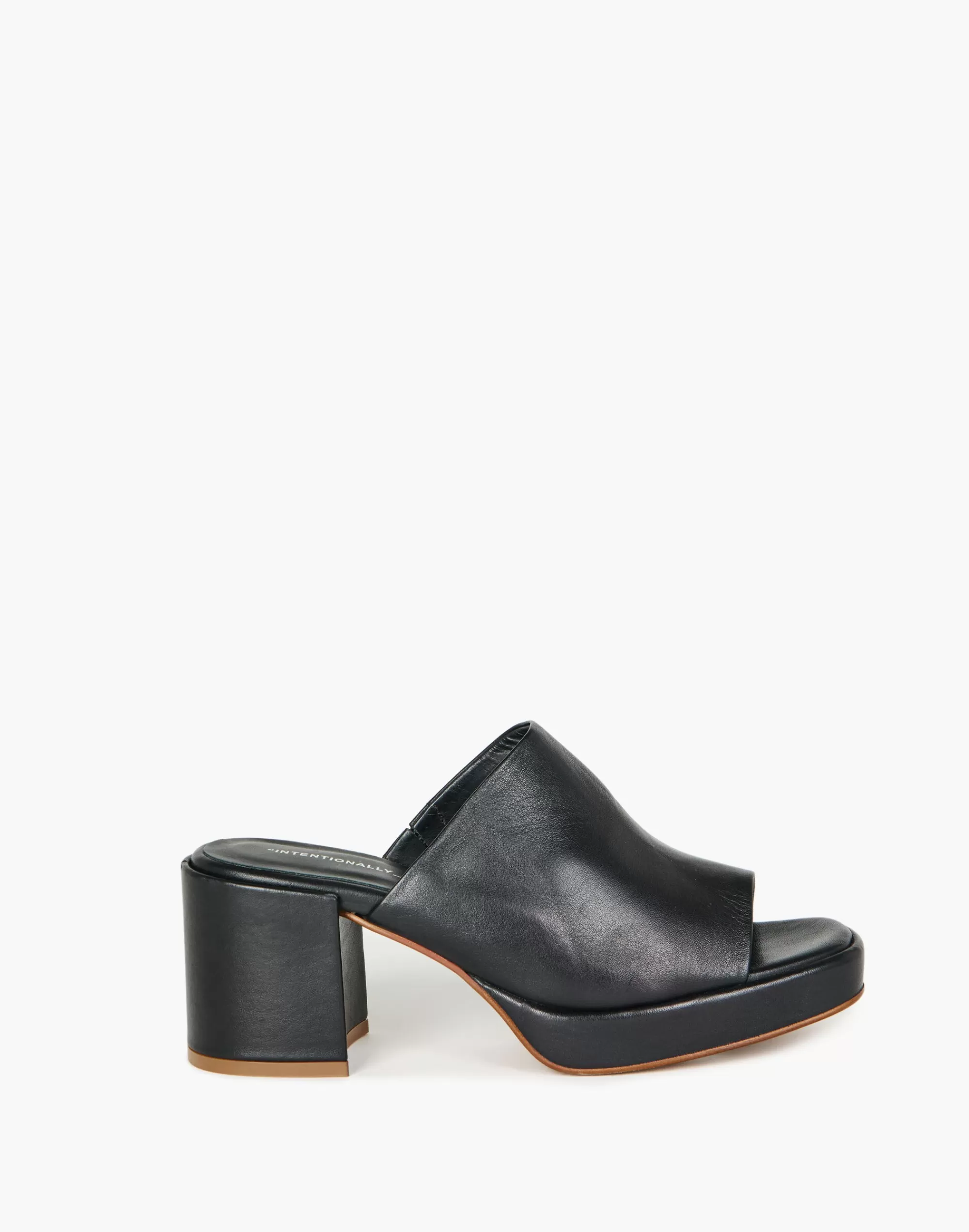 Madewell Sandals>Intentionally Blank Leather Trilogy Mules Black