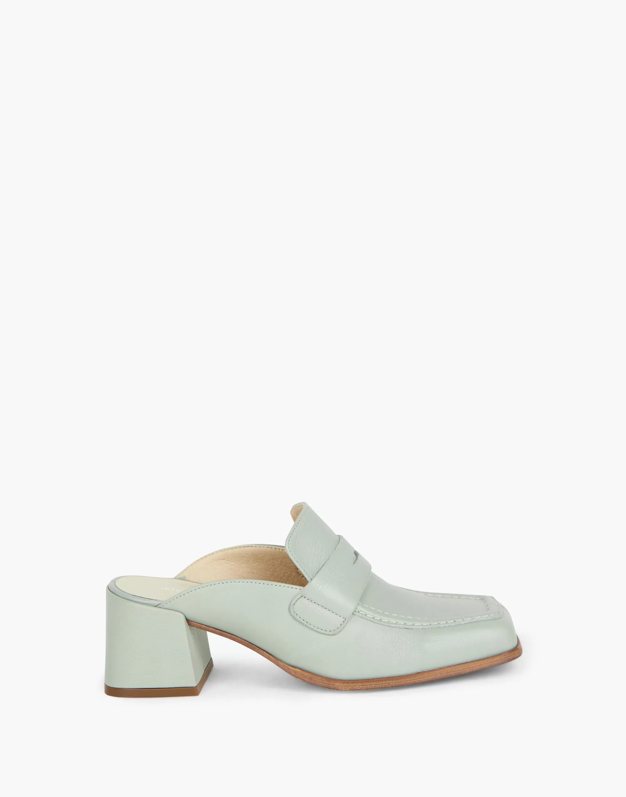 Madewell Flats>Intentionally Blank Prof Heeled Loafer Jade