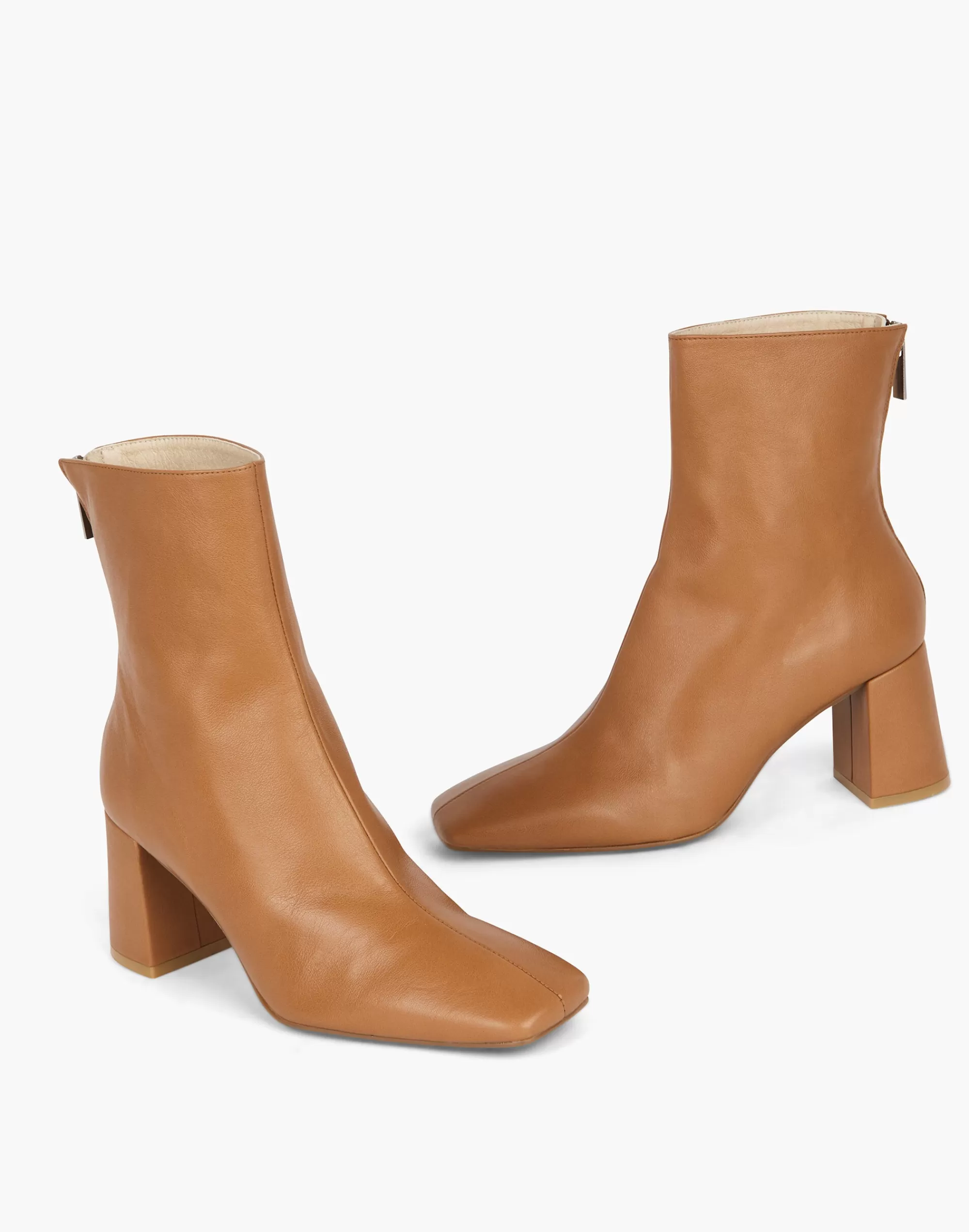 Madewell Boots>Intentionally Blank Tabatha Heeled Boot Caramel