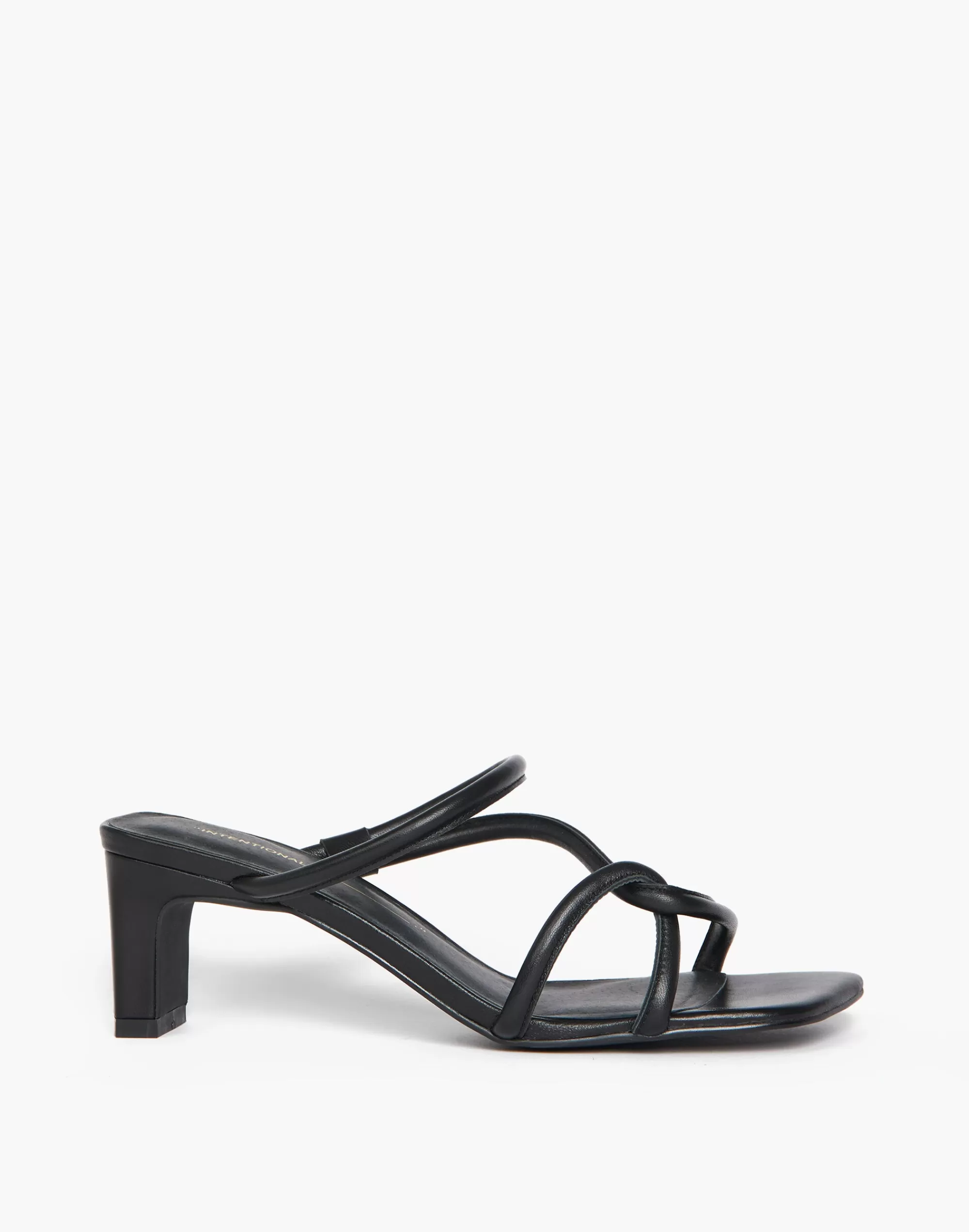 Madewell Heels>Intentionally Blank Willow Sandals Black