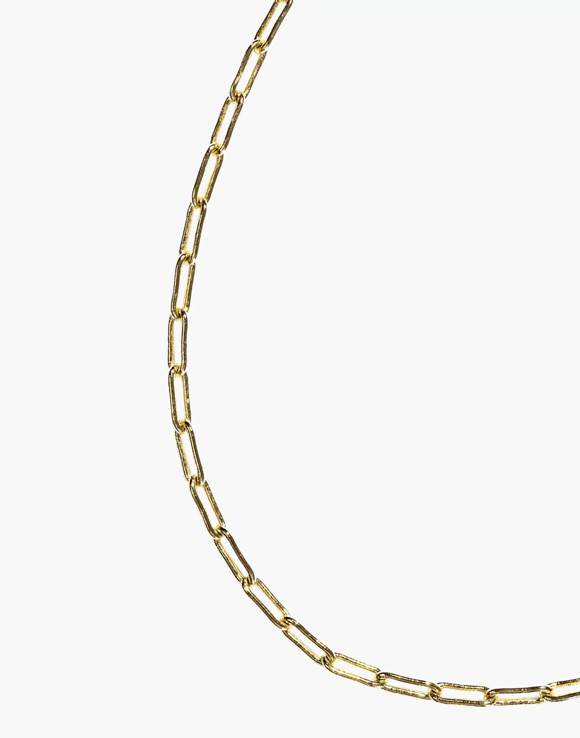 Madewell Necklaces>Iris 1956 Jewelry Filled Petite Paperclip Chain Gold