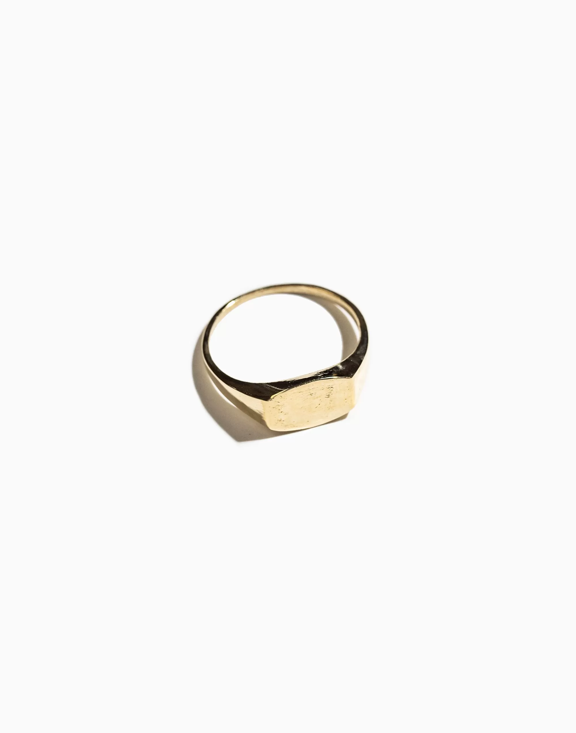 Madewell Rings>Iris 1956 Jewelry Hammered Minimilist Signet Gold