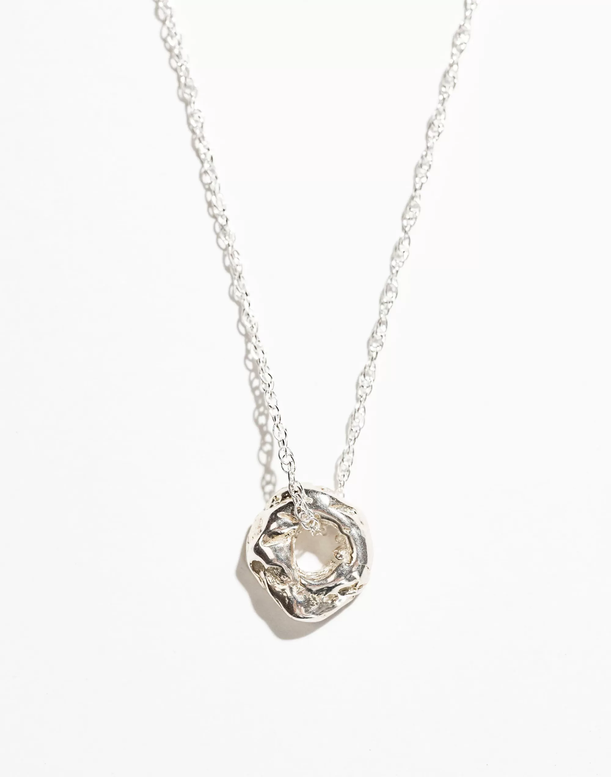 Madewell Necklaces>Iris 1956 Jewelry Rock Pendant Necklace Silver