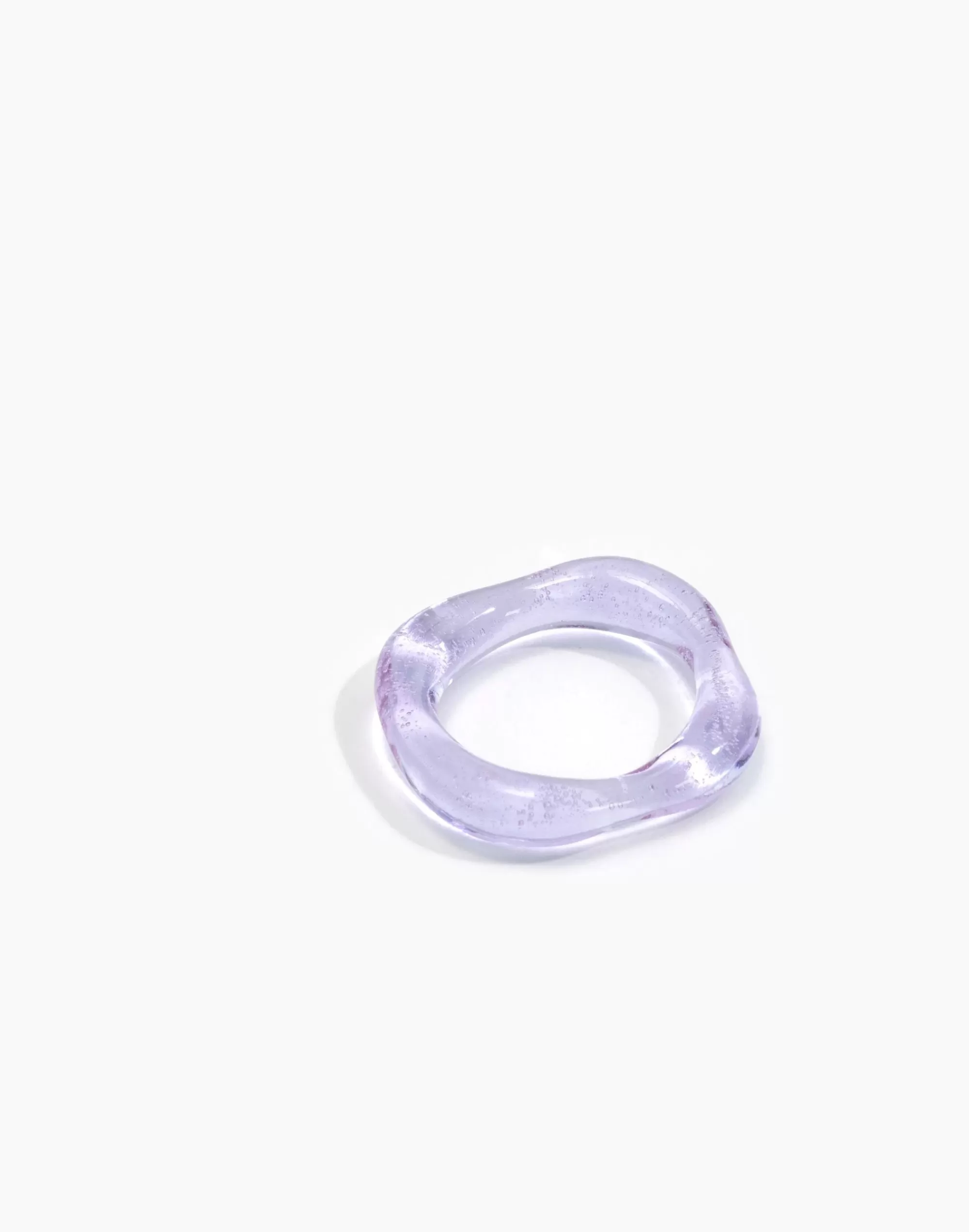 Madewell Rings>Jane D'Arensbourg Organic Band Glass Ring Lilac