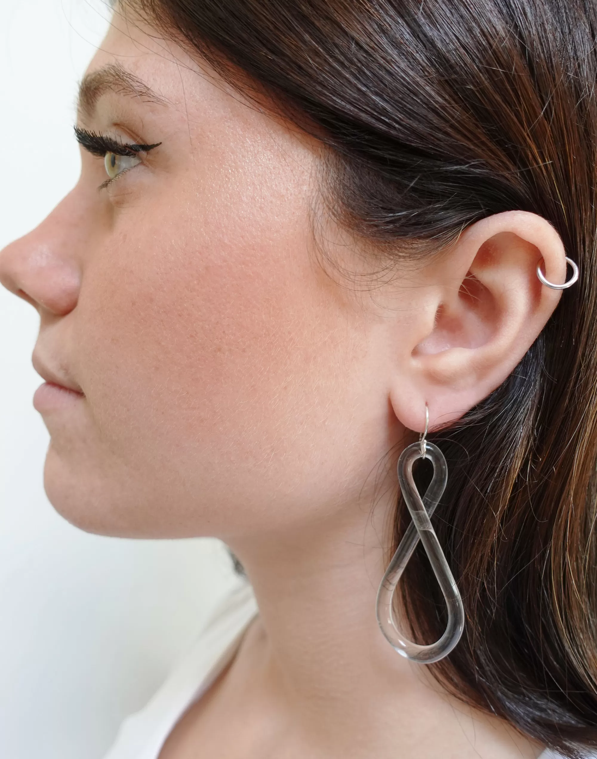 Madewell Earrings>Jane D'Arensbourg Clear Twist Earrings One Color