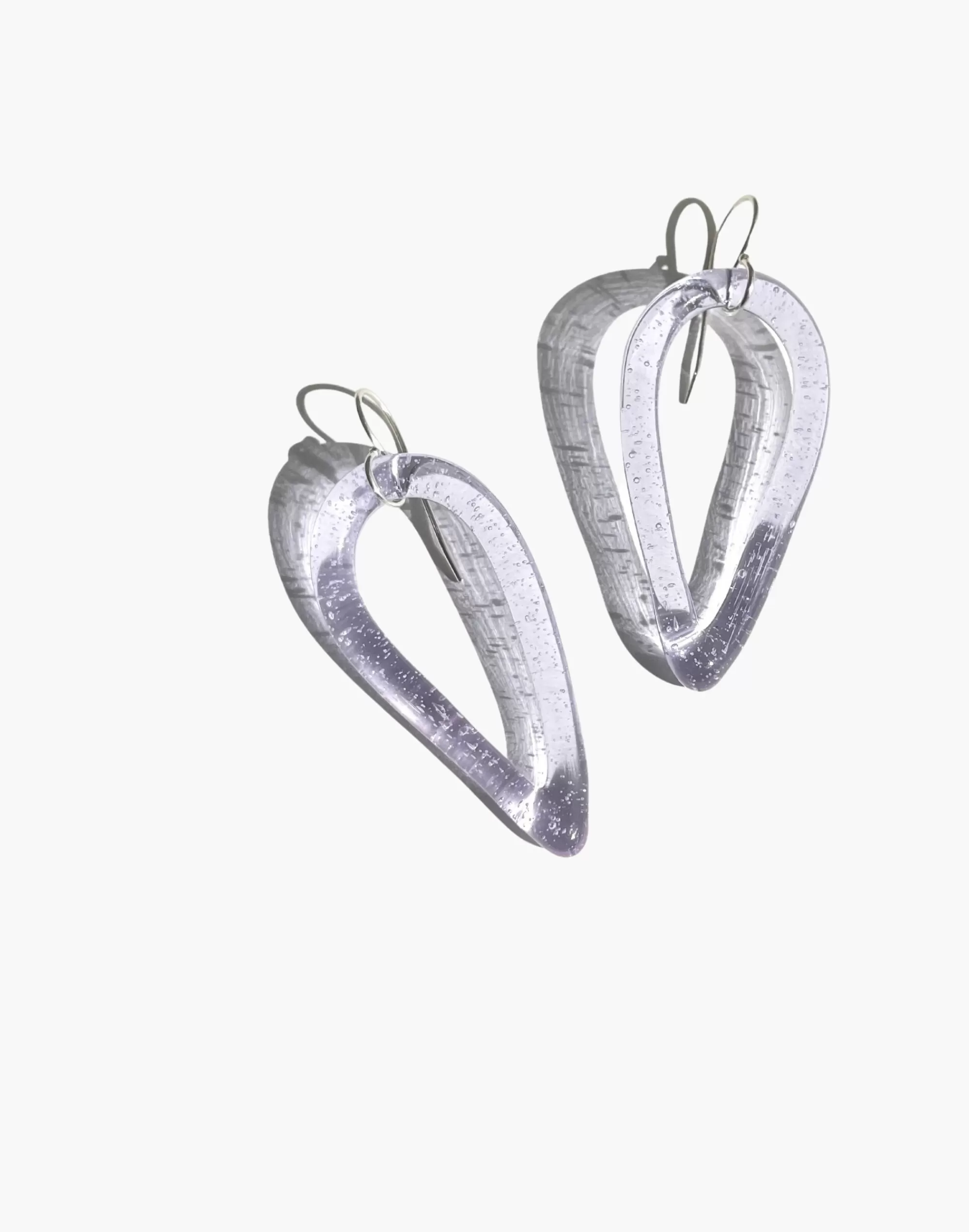 Madewell Earrings>Jane D'Arensbourg Small Teardrop Glass Earrings Lilac