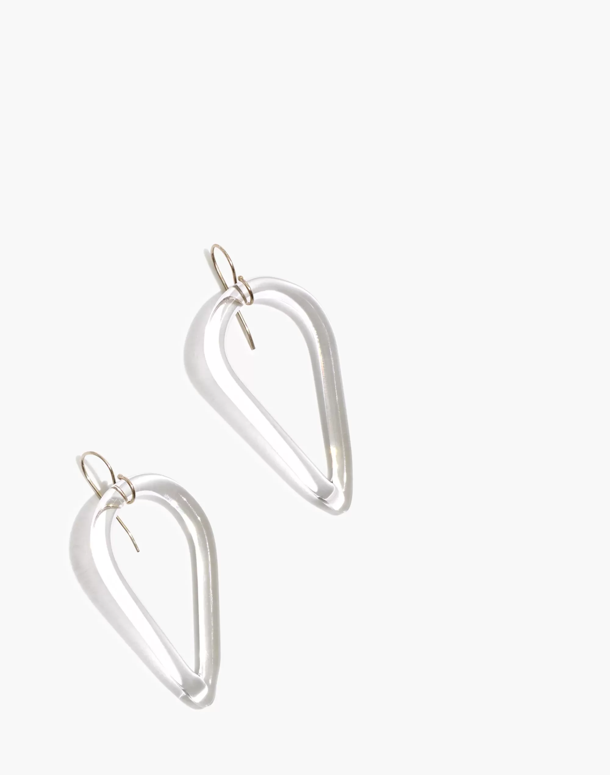 Madewell Earrings>Jane D'Arensbourg Teardrop Clear Glass Earrings One Color