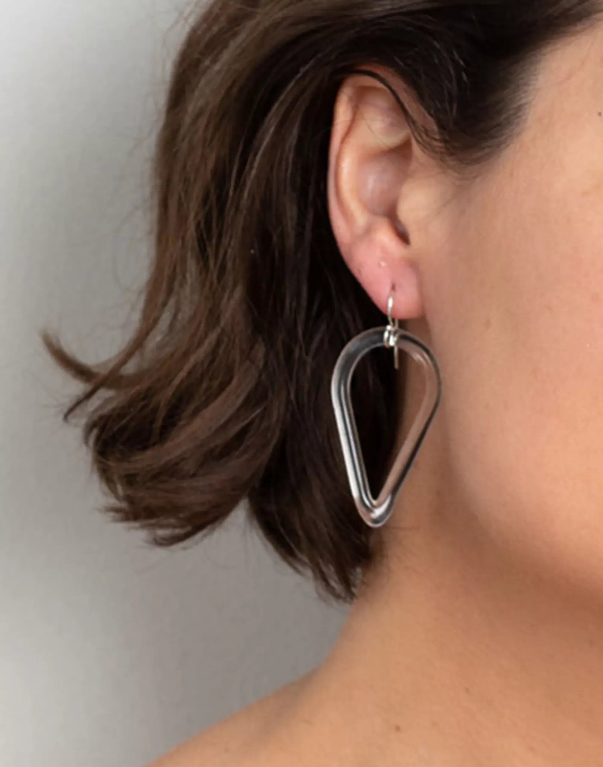 Madewell Earrings>Jane D'Arensbourg Teardrop Clear Glass Earrings One Color