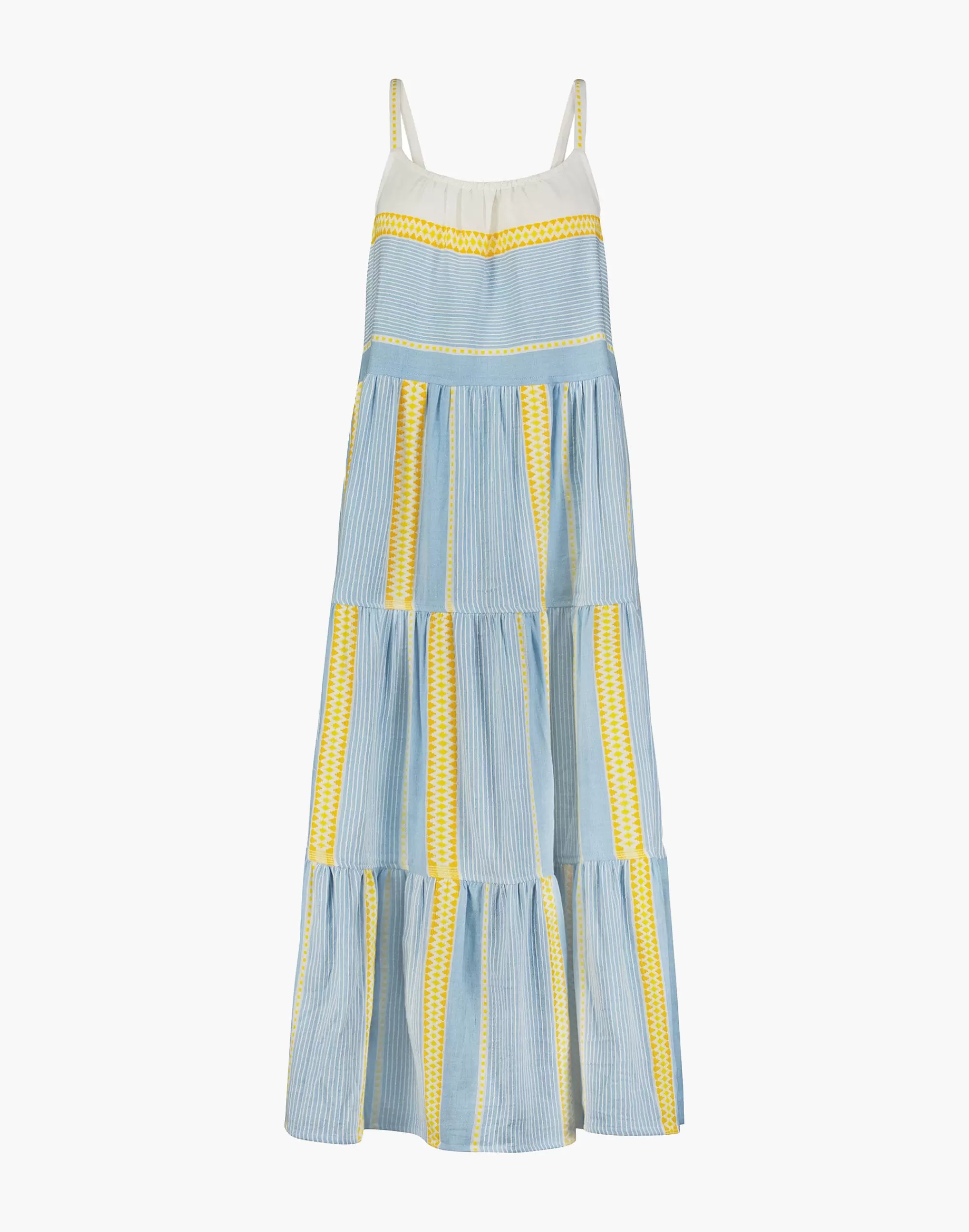 Madewell Swim>Jemari Cascade Dress Light Blue