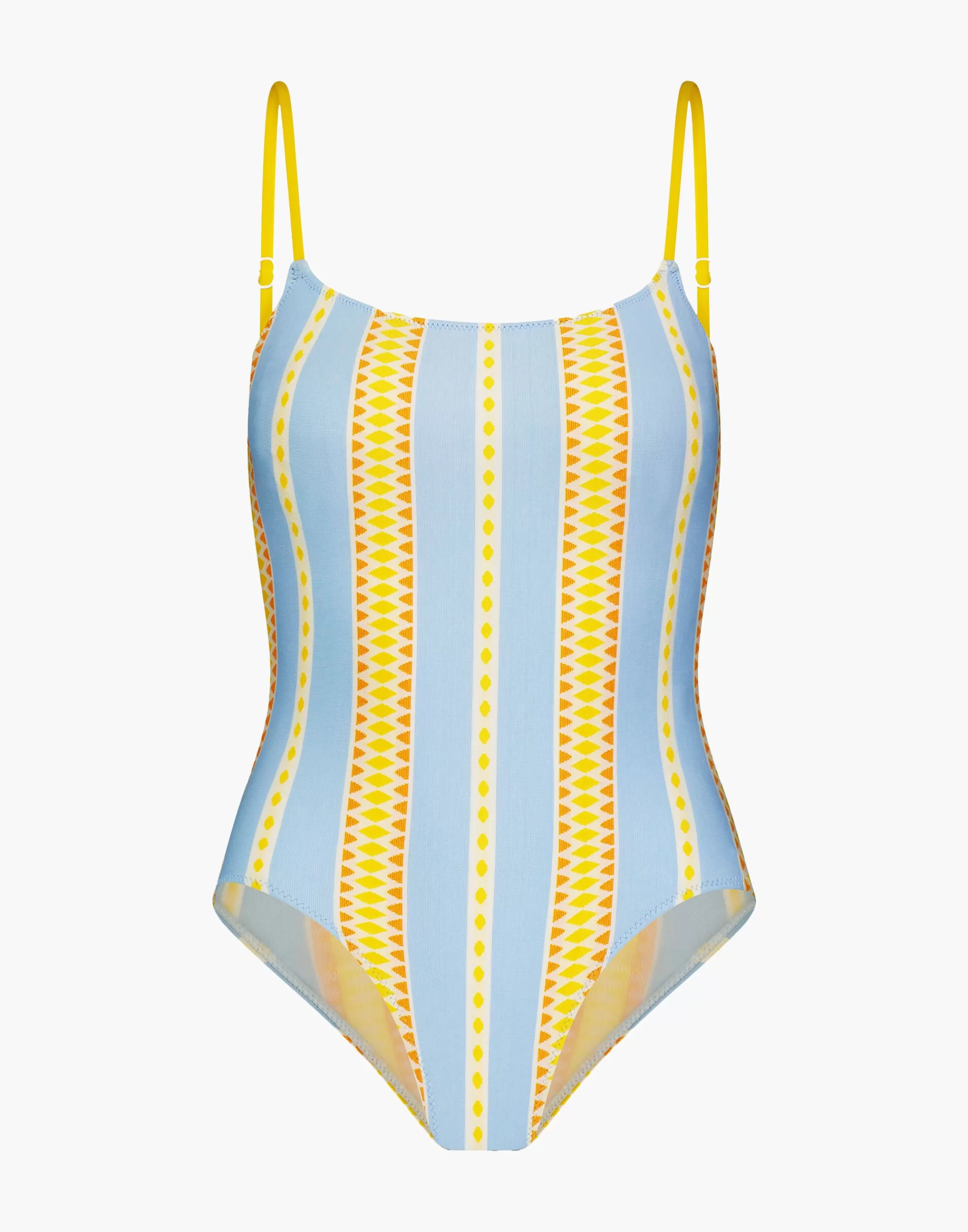 Madewell Swim>Jemari Classic One Piece Light Blue