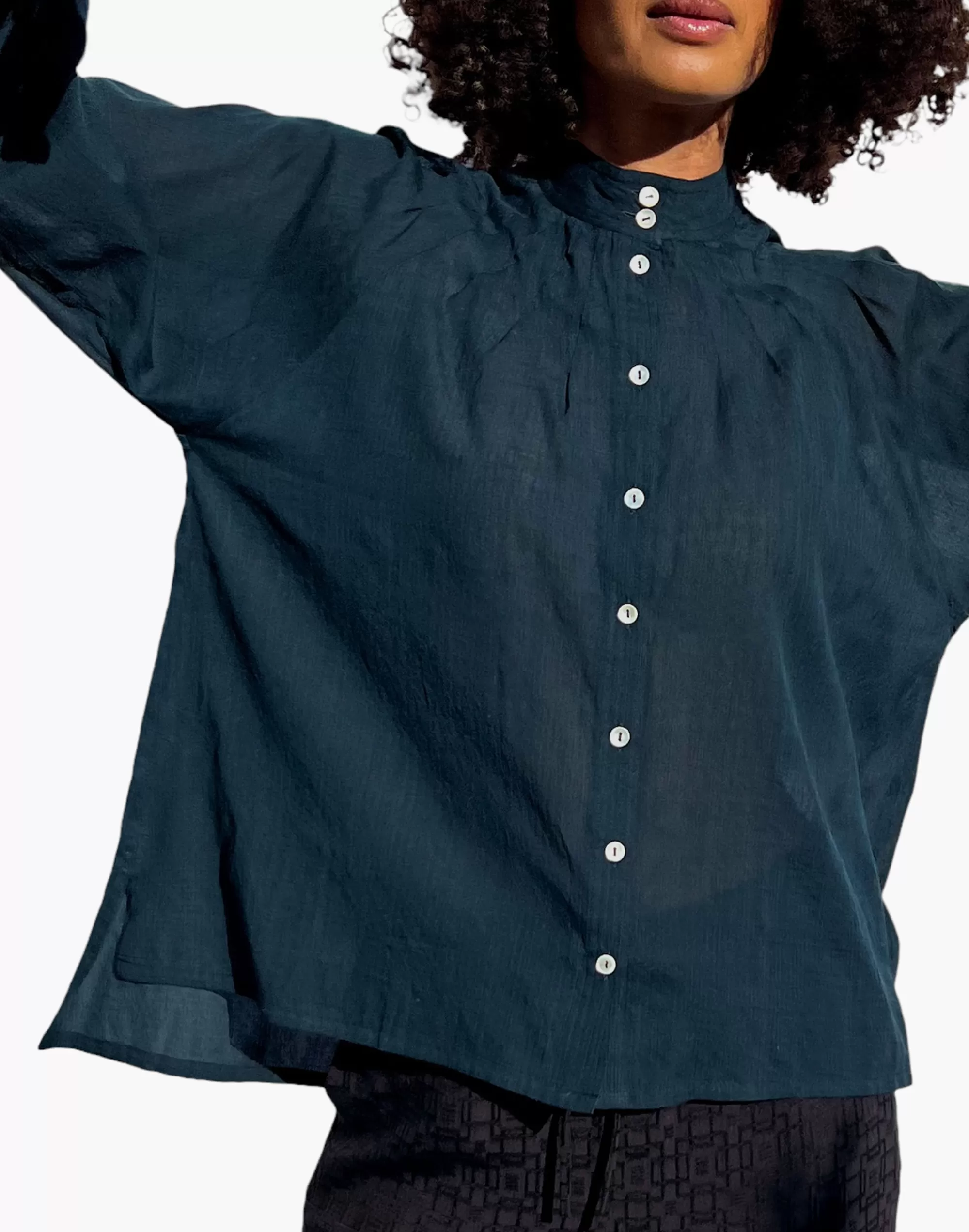 Madewell Tops & Shirts>Juliet Shirt Dark Green