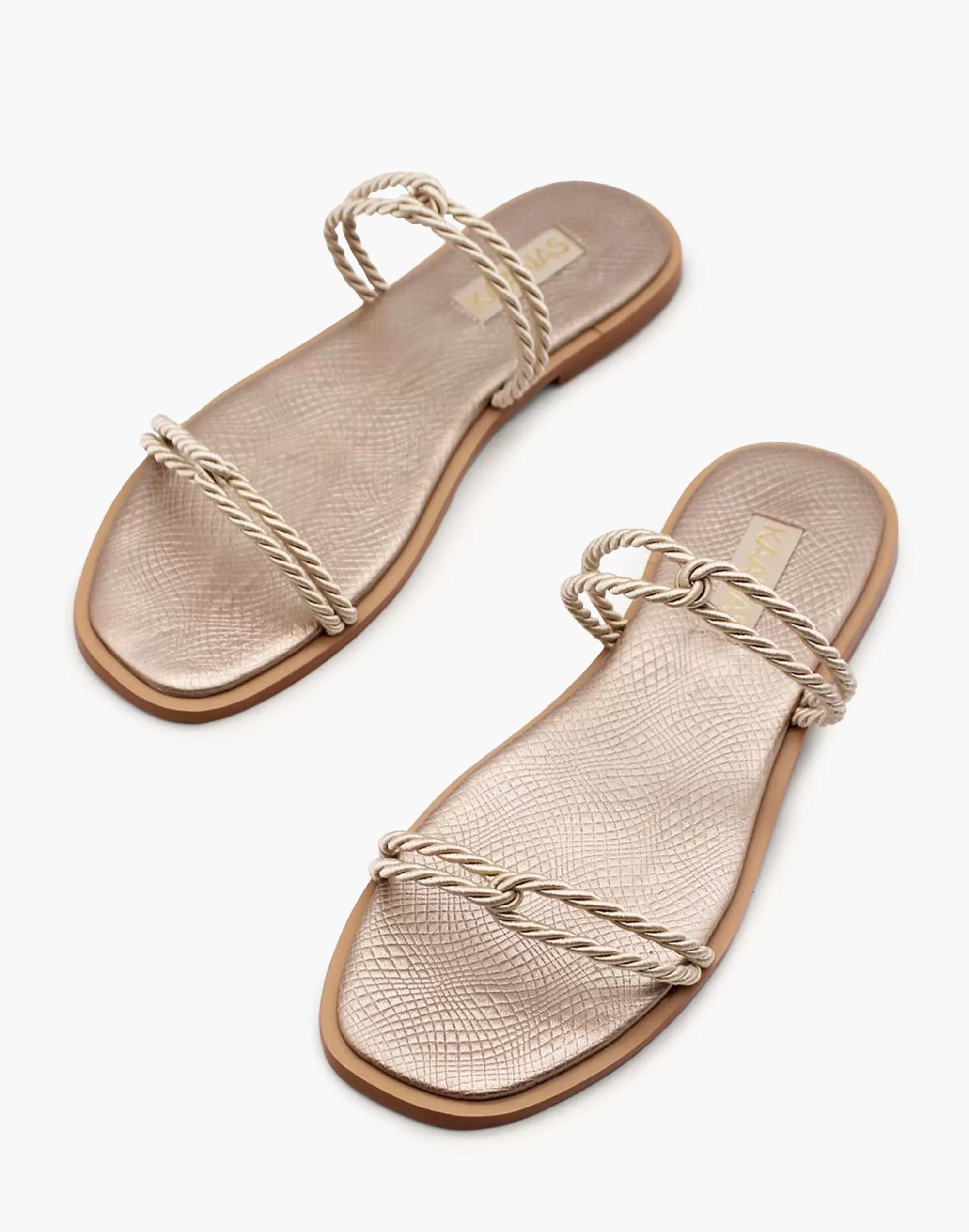 Madewell Sandals>Kaanas Alicia Corded Loop Sandal Beige