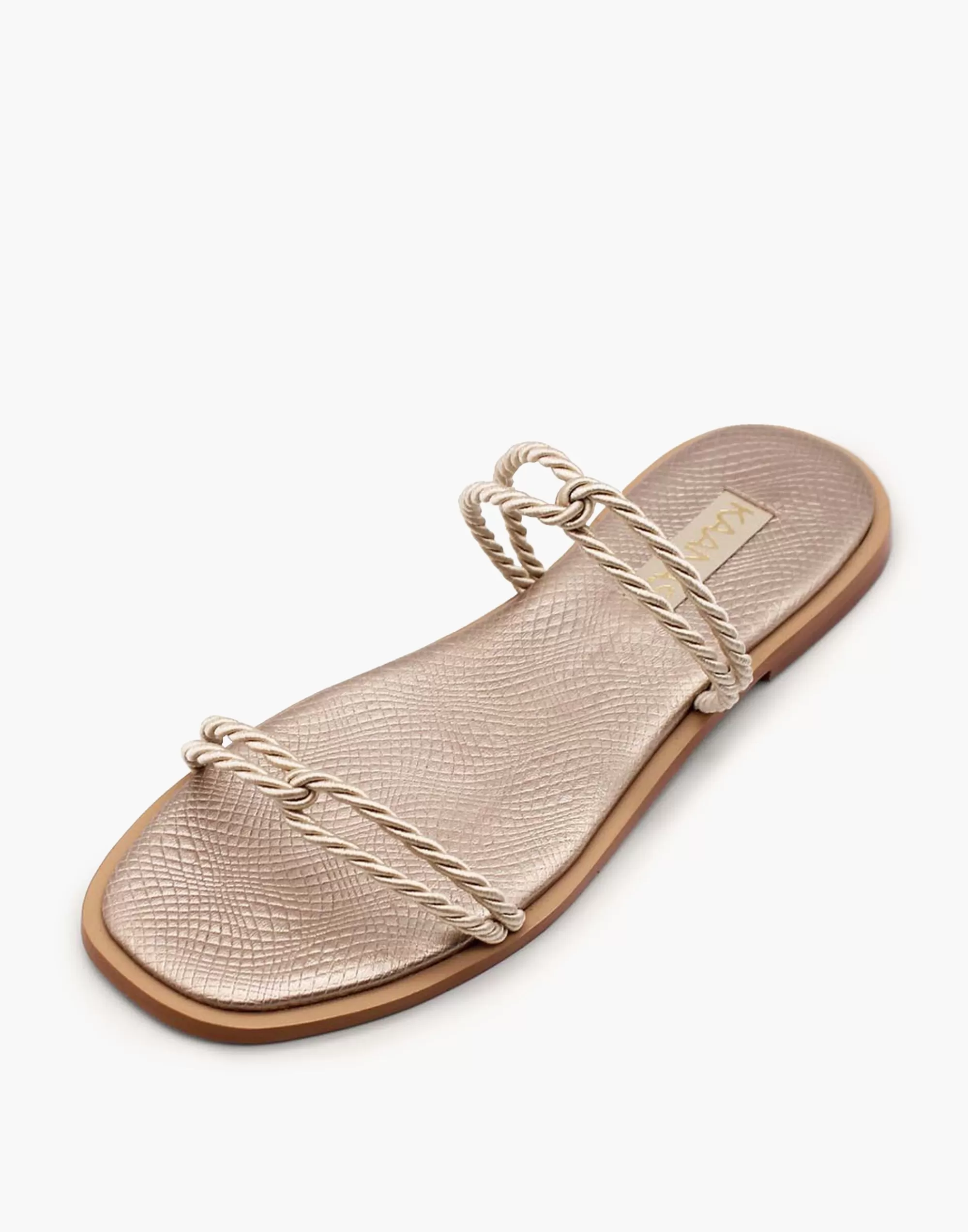 Madewell Sandals>Kaanas Alicia Corded Loop Sandal Beige