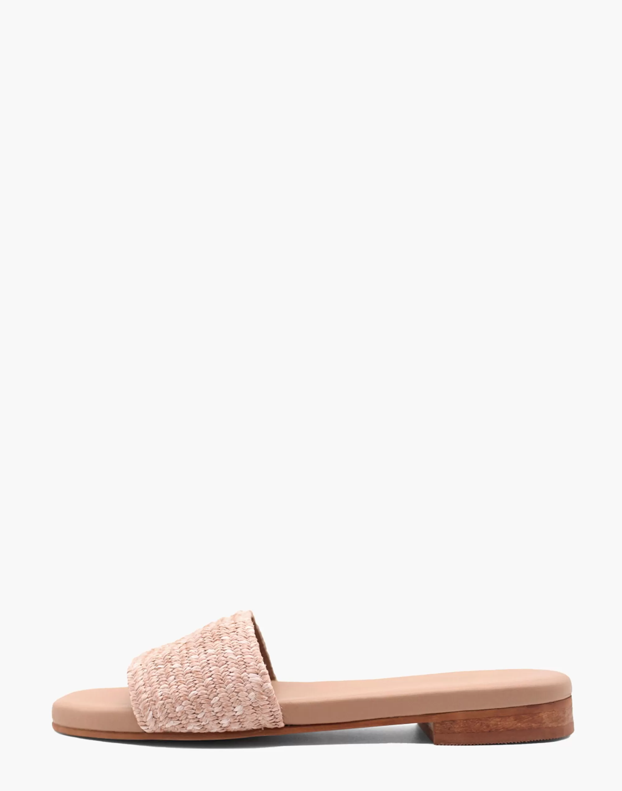 Madewell Sandals>Kaanas Bimini Elastic Braid Slide Light Pink