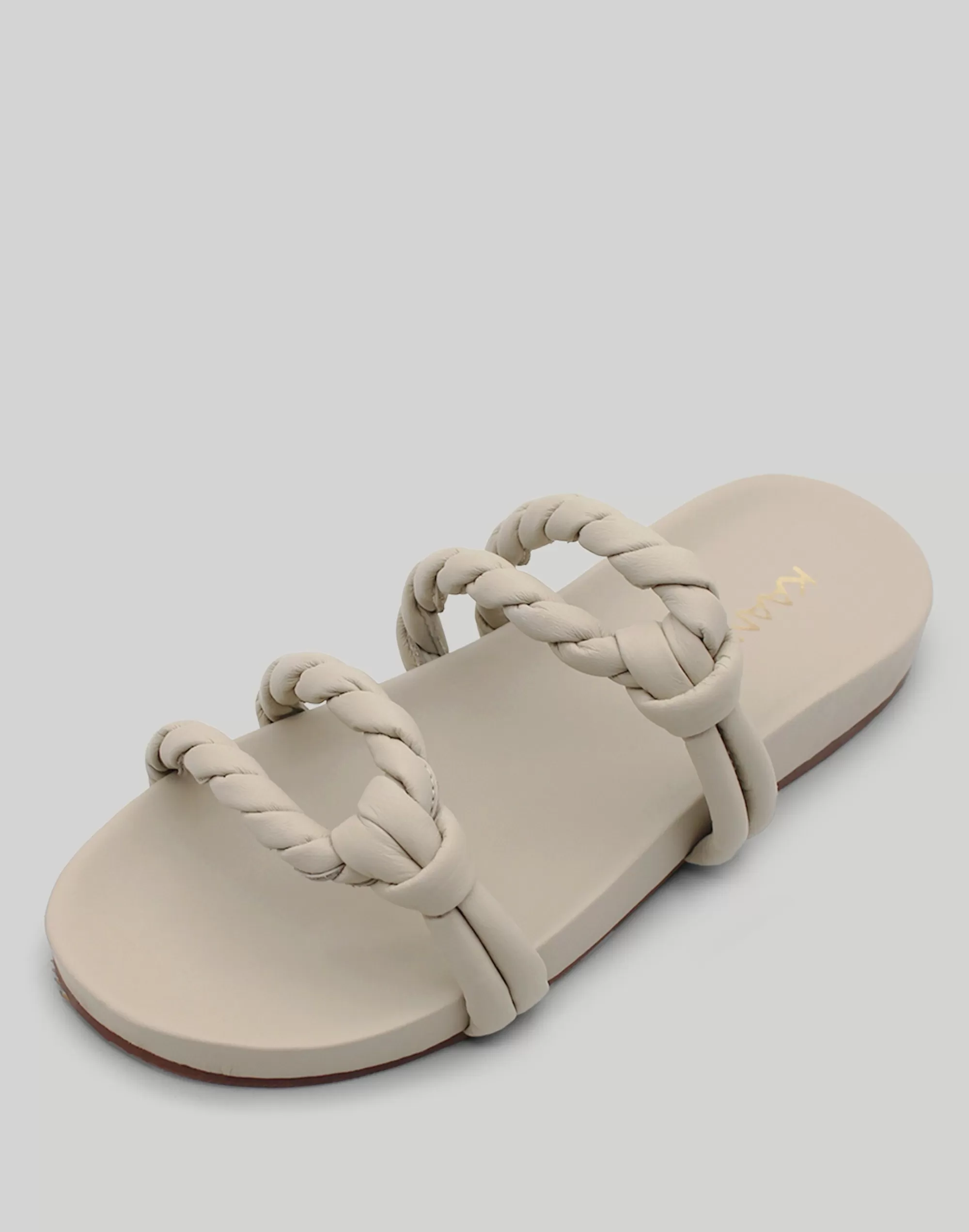 Madewell Sandals>Kaanas Cahuita Twisted Pool Slide Off White