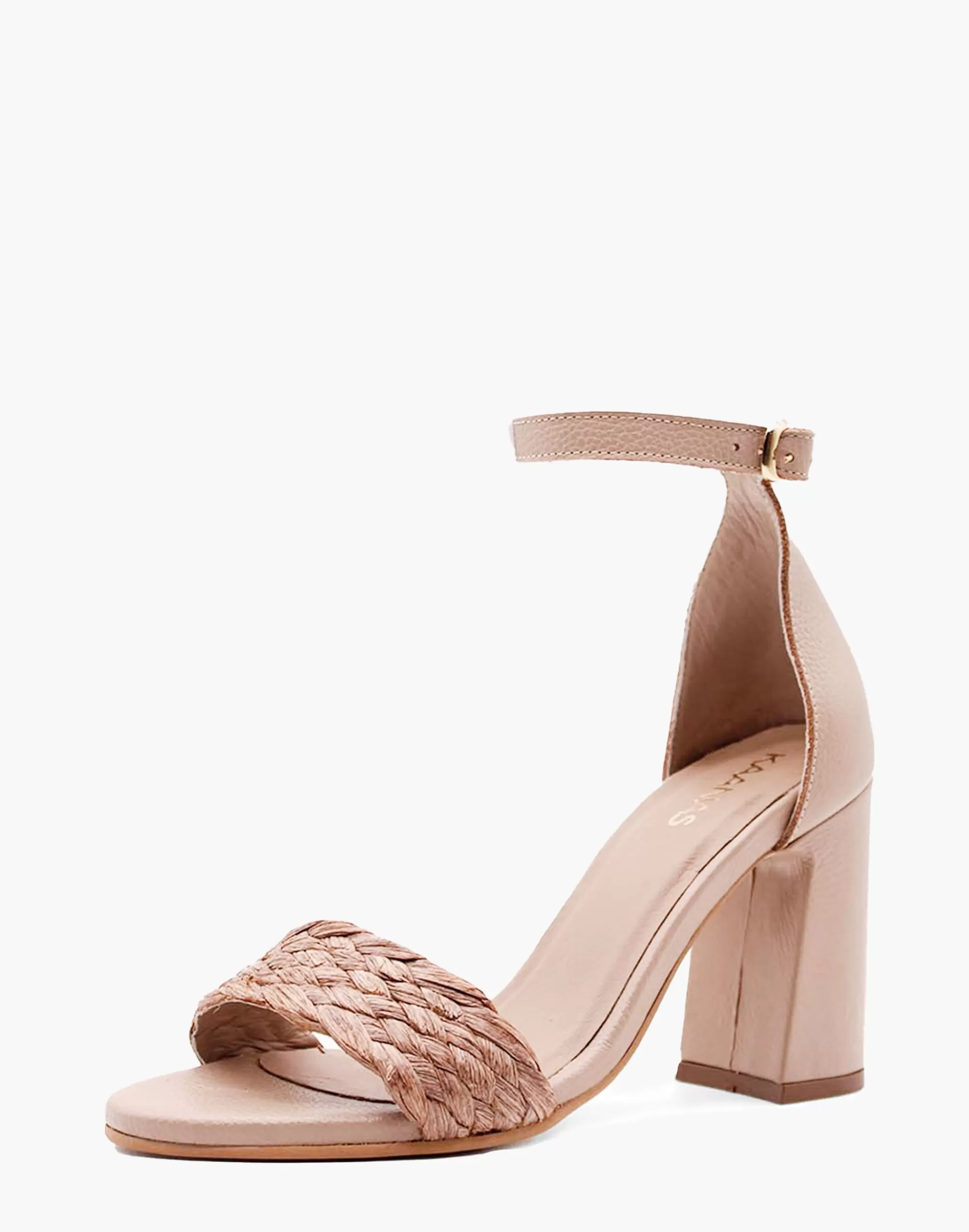 Madewell Sandals>Kaanas Dumai Raffia Strap Heel Light Brown