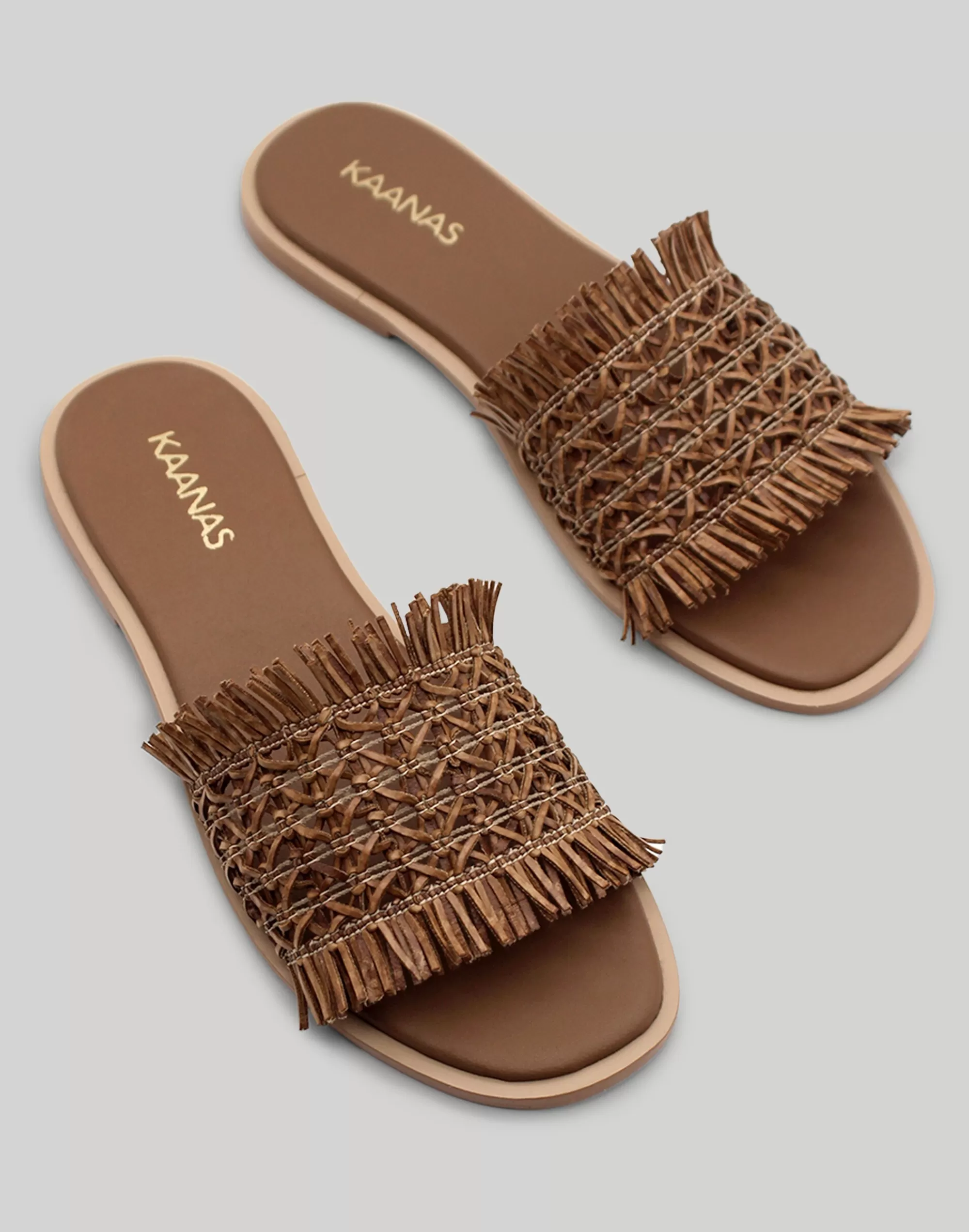 Madewell Sandals>Kaanas Tortuga Frayed Tiki Slide Coffee