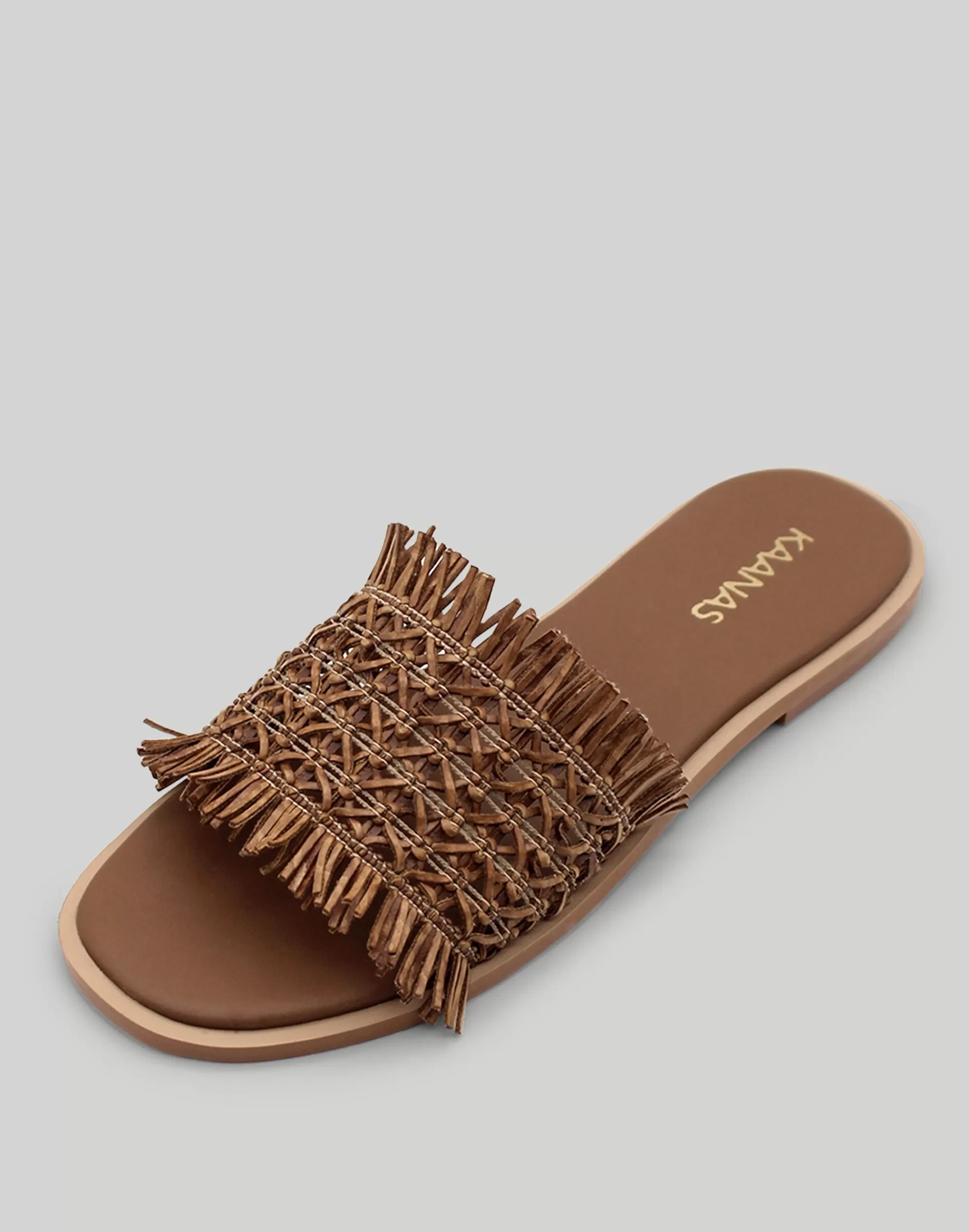 Madewell Sandals>Kaanas Tortuga Frayed Tiki Slide Coffee