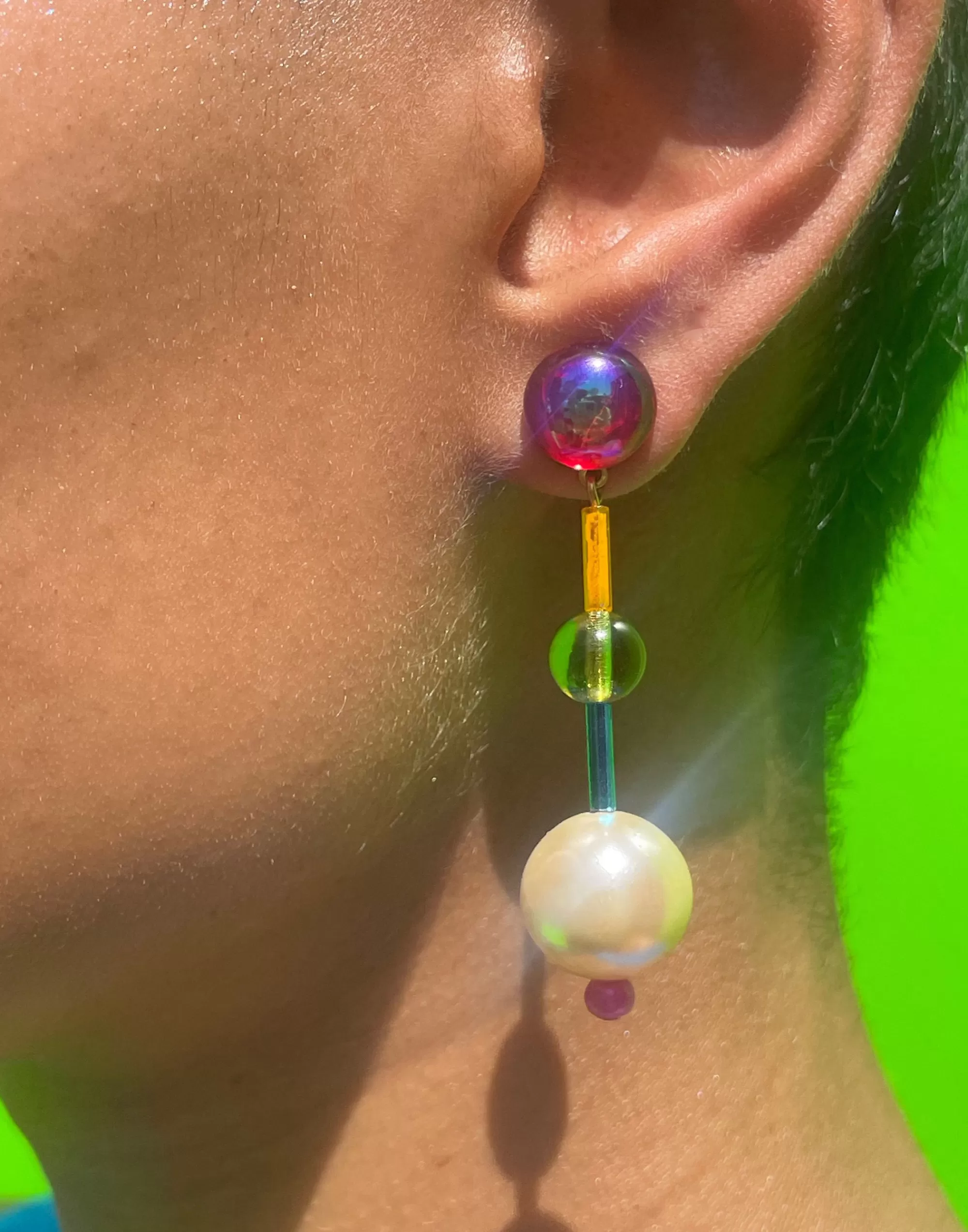 Madewell Earrings>Karo Koru Candy Earrings Multicolor