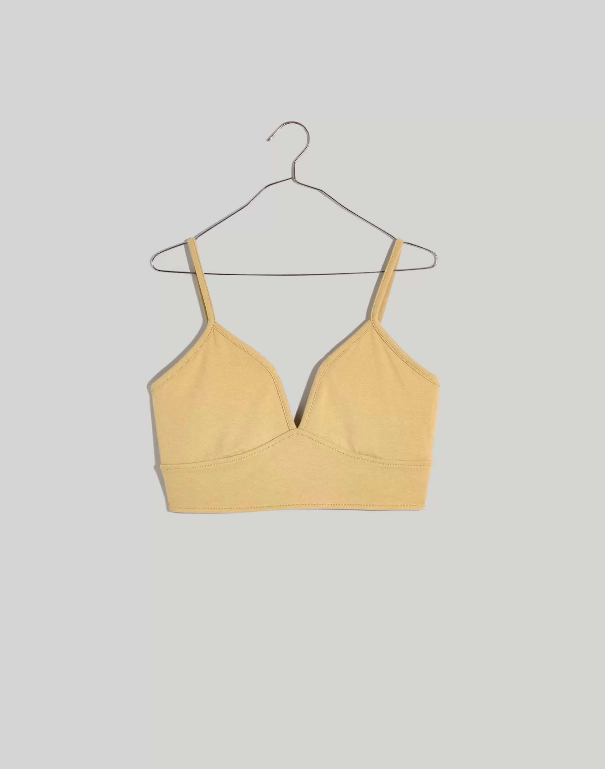 Madewell Tees>Keyhole Cami Bralette Tank Top Pale Lichen