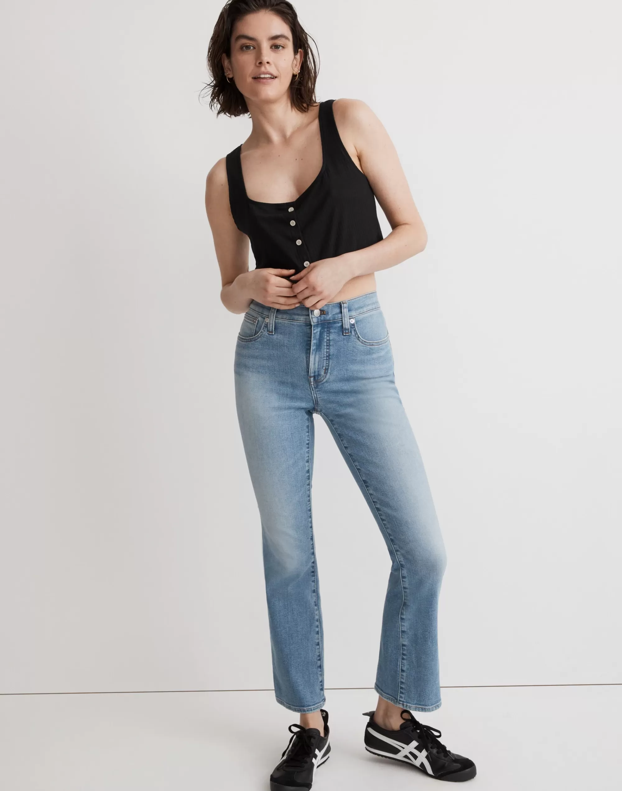 Madewell Jeans>Kick Out Crop Jeans In Carey Wash