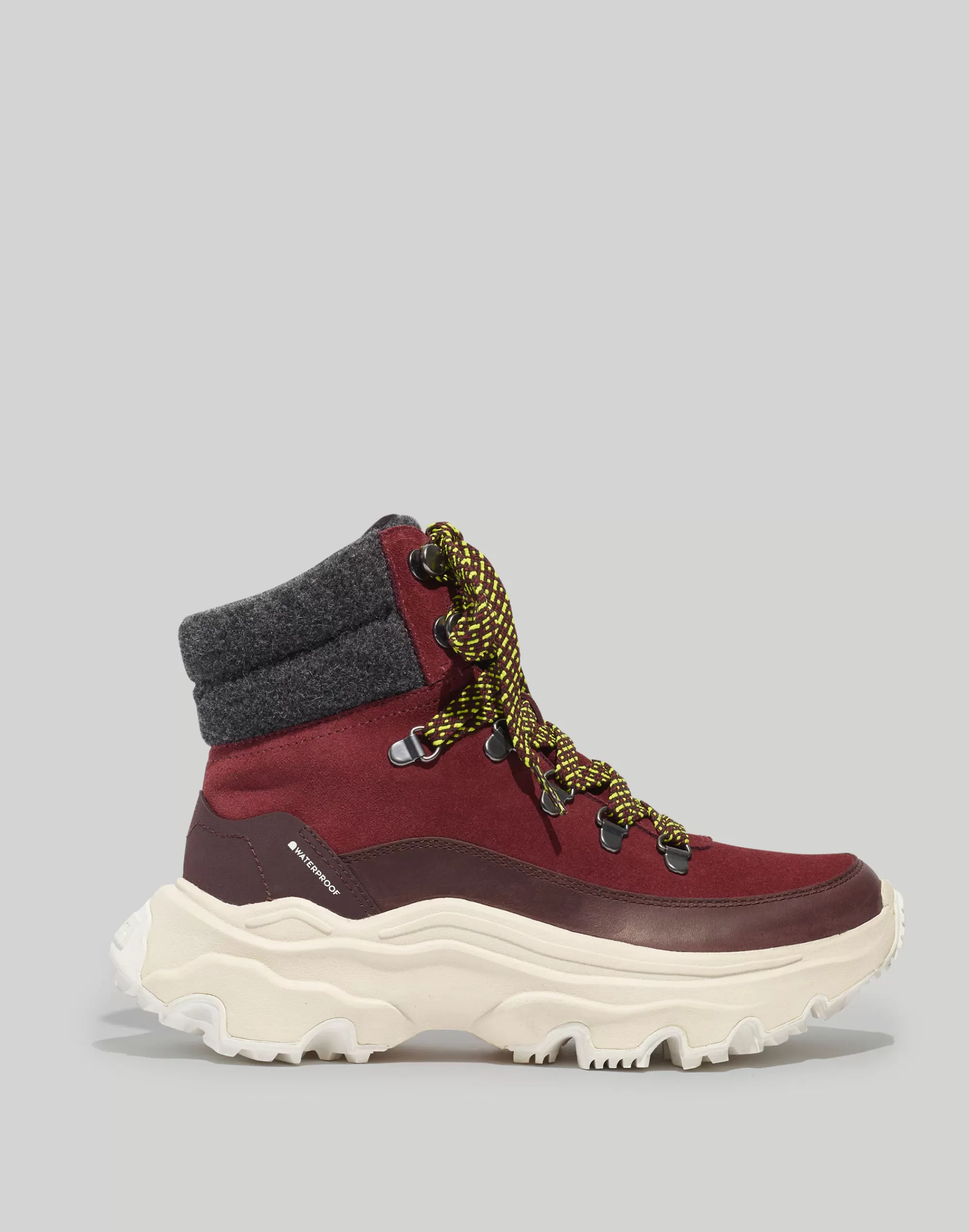 Madewell Sneakers>Kinetic Breakthru Conquest Waterproof Boots New Cinder, Bloodstone