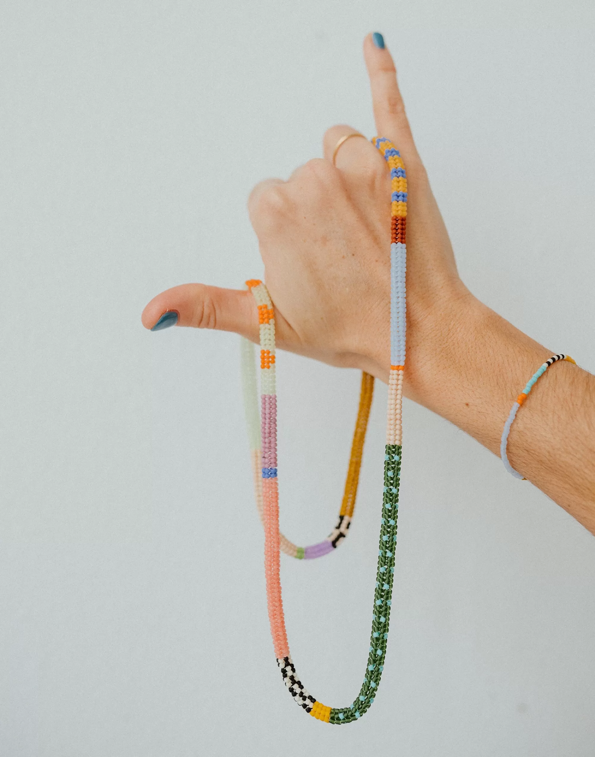 Madewell Bracelets>Kisiwa Beaded Rangi Bracelet Multi