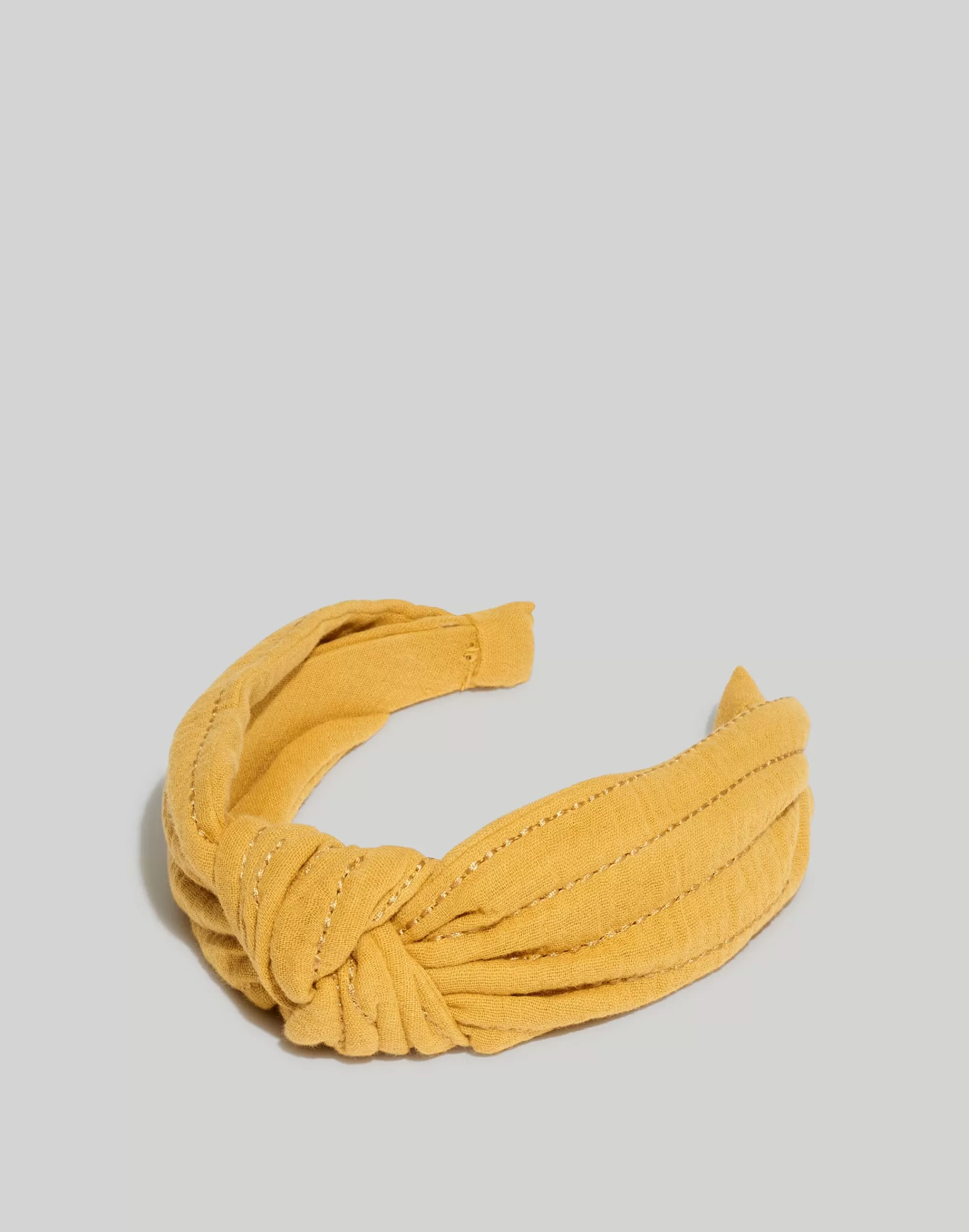 Madewell Hair Accessories>Knotted Covered Headband Autumn Gold