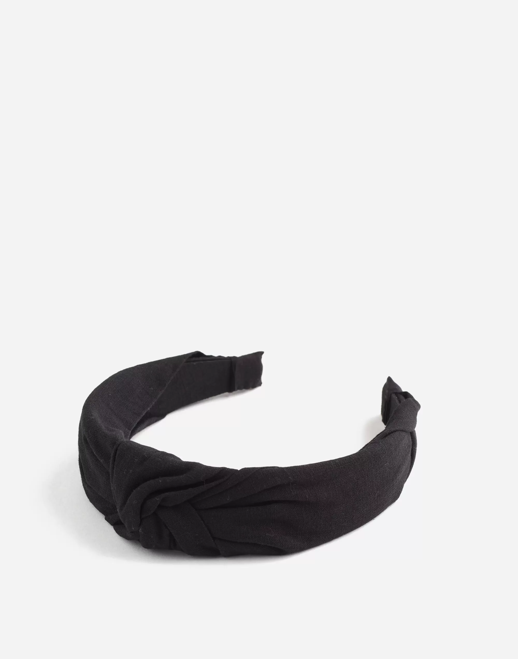 Madewell Hair Accessories>Knotted Covered Headband Black Coal