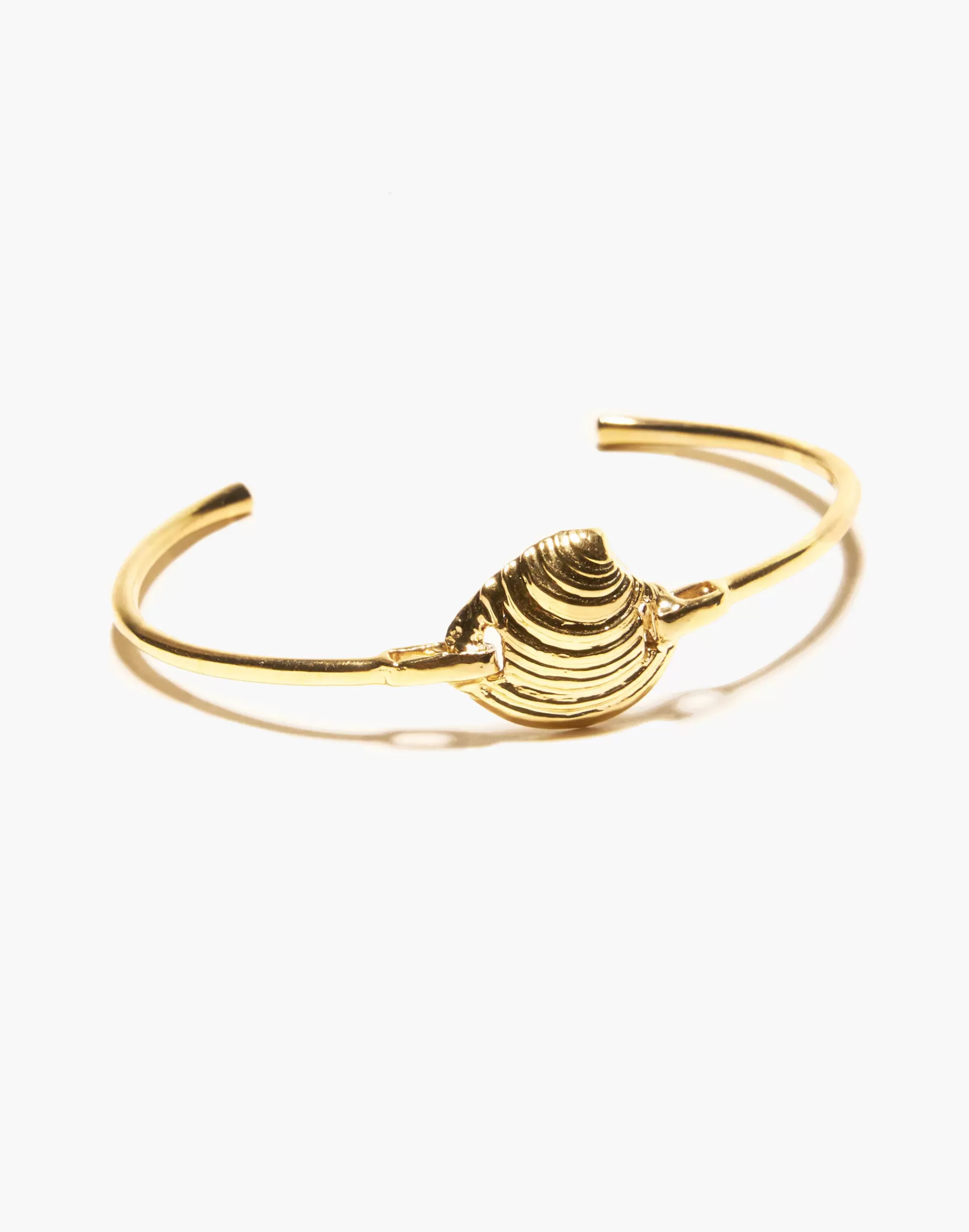 Madewell Bracelets>La Mer Shell Cuff Bracelet Gold