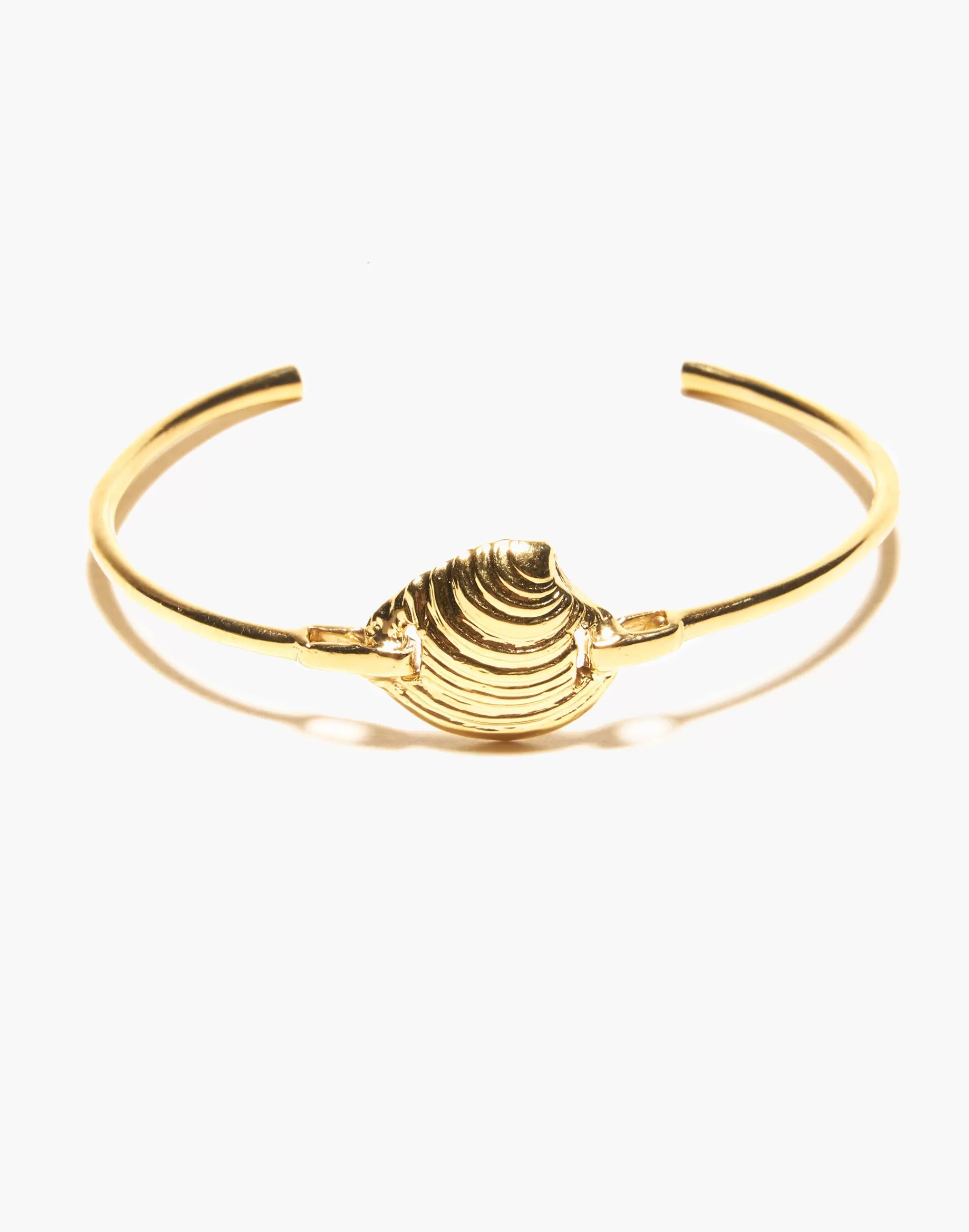 Madewell Bracelets>La Mer Shell Cuff Bracelet Gold