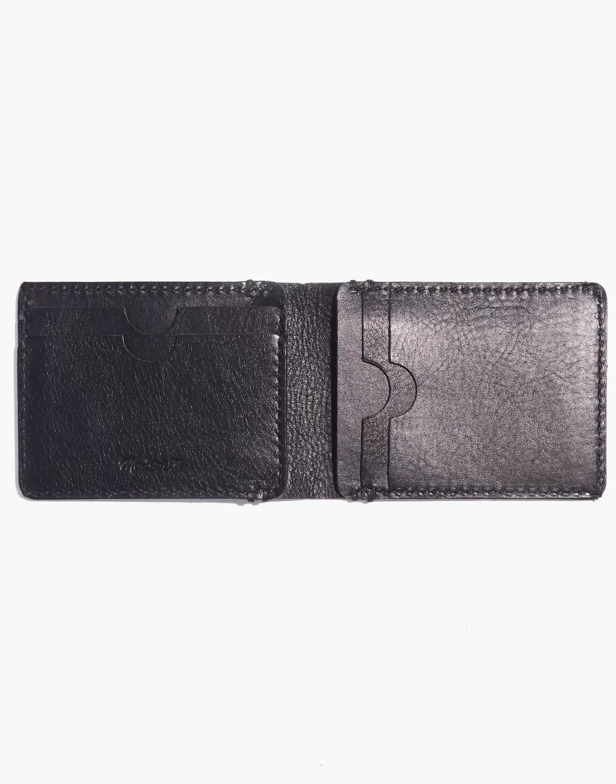 Madewell Wallets & Accessories>Leather Bi-Fold Card Wallet True Black