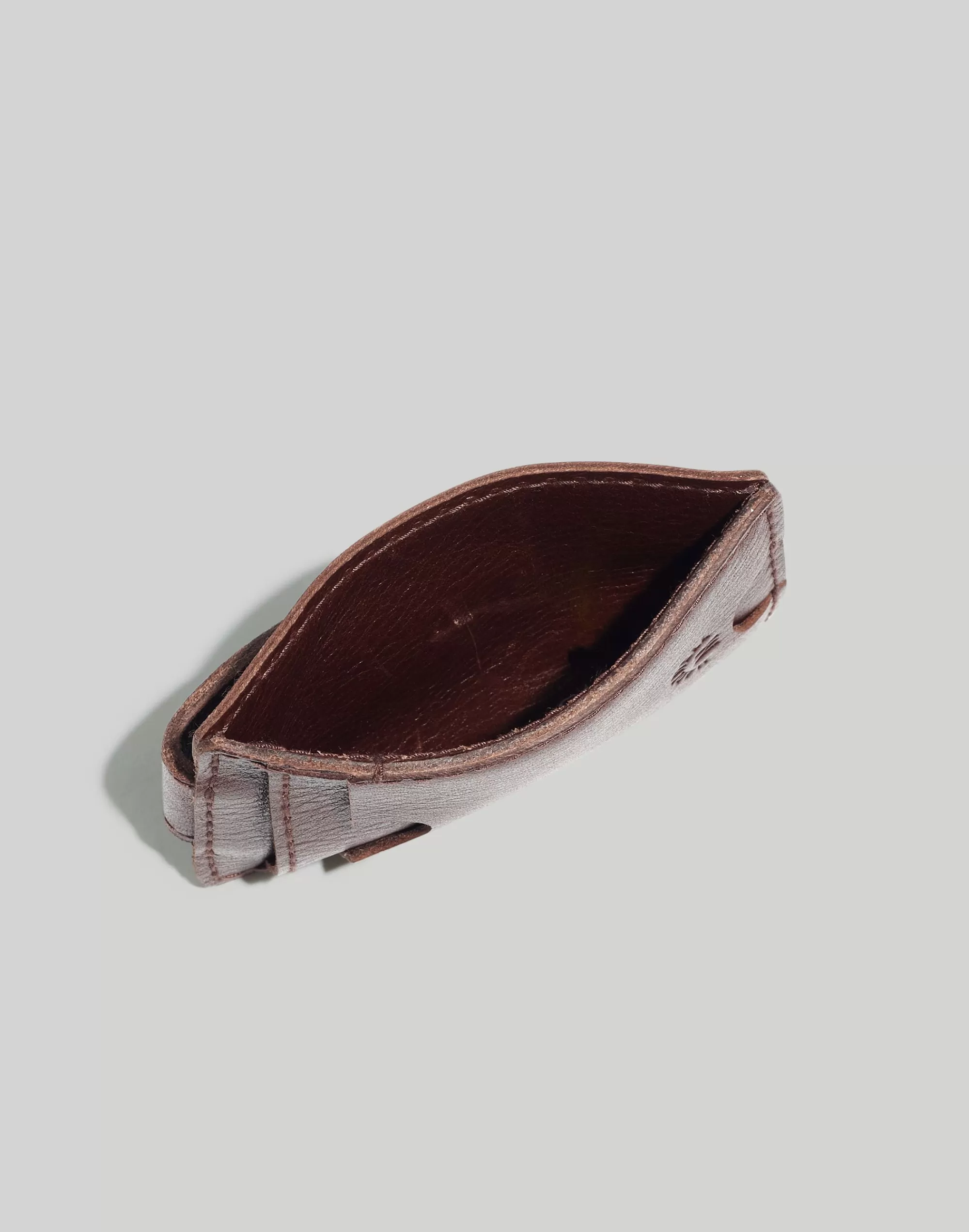 Madewell Wallets & Accessories>Leather Card Case With Magnet Rich Brown