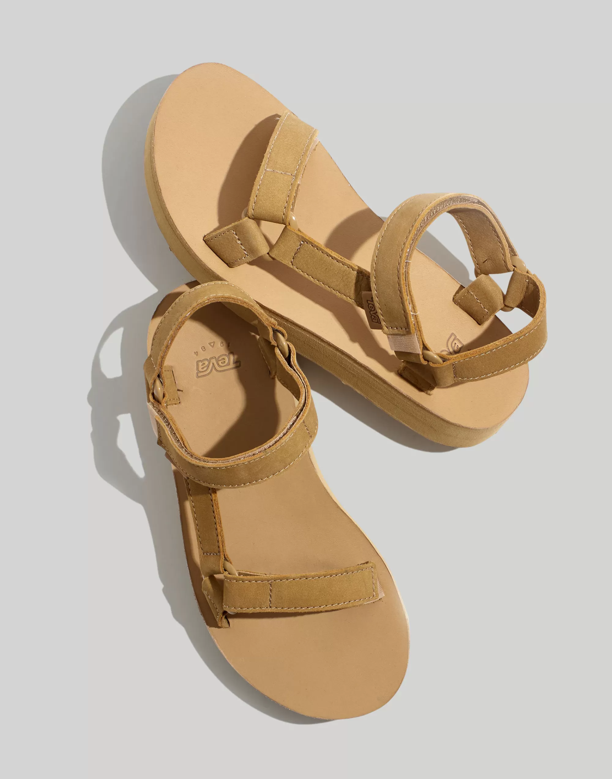 Madewell Sandals>Leather Midform Universal Sandals Desert Sand