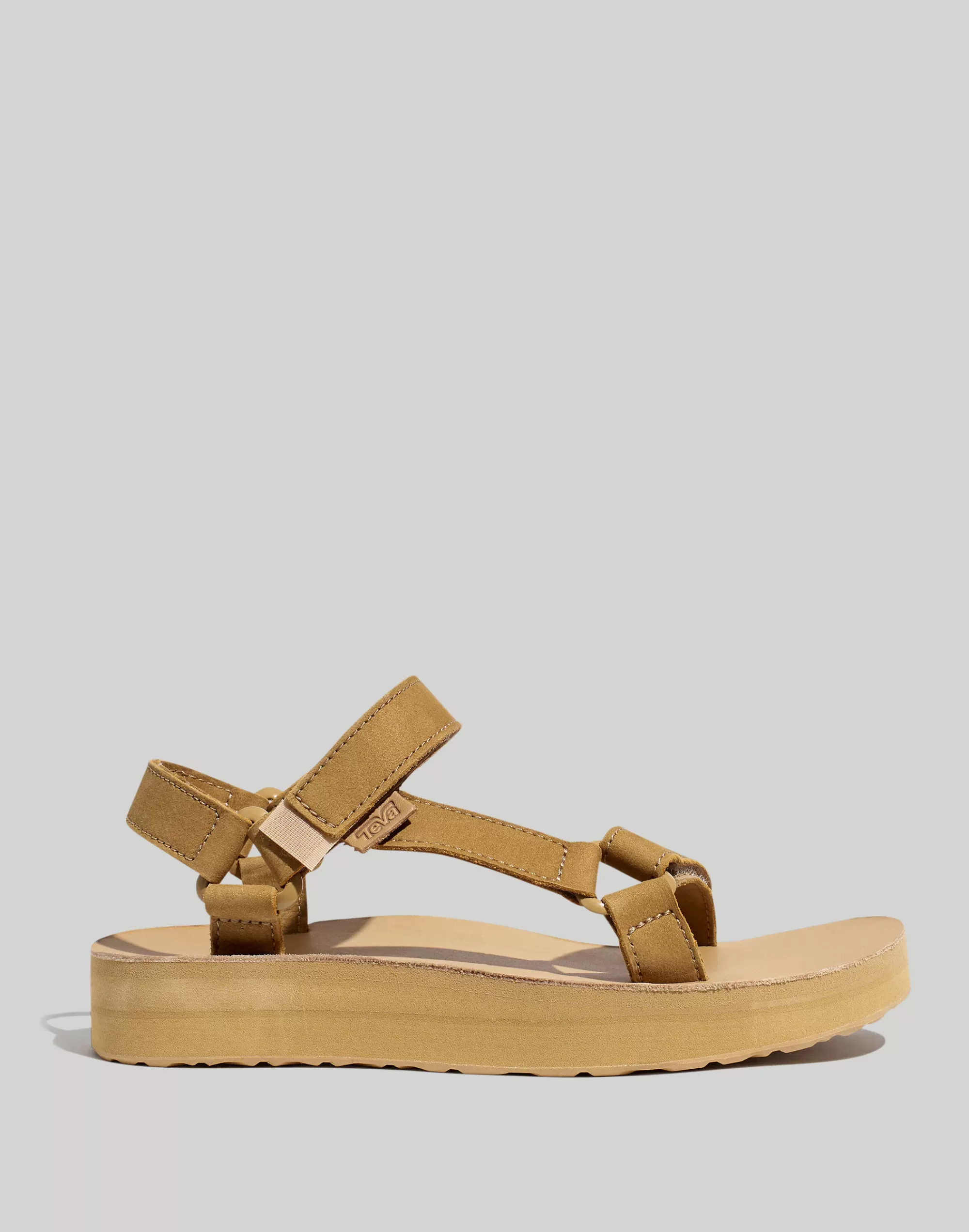 Madewell Sandals>Leather Midform Universal Sandals Desert Sand