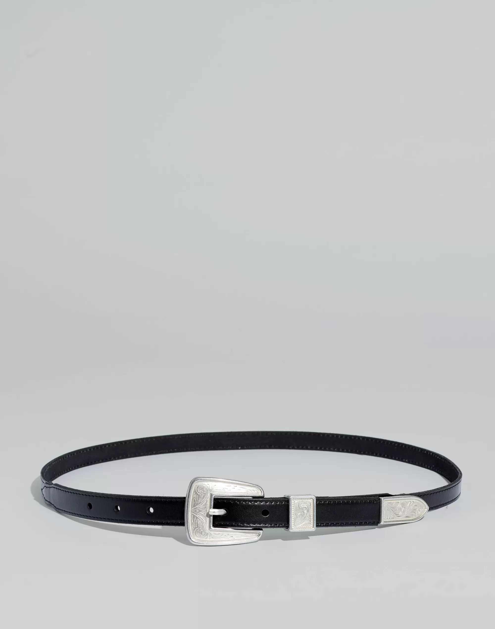 Madewell Belts>Leather Western Belt True Black