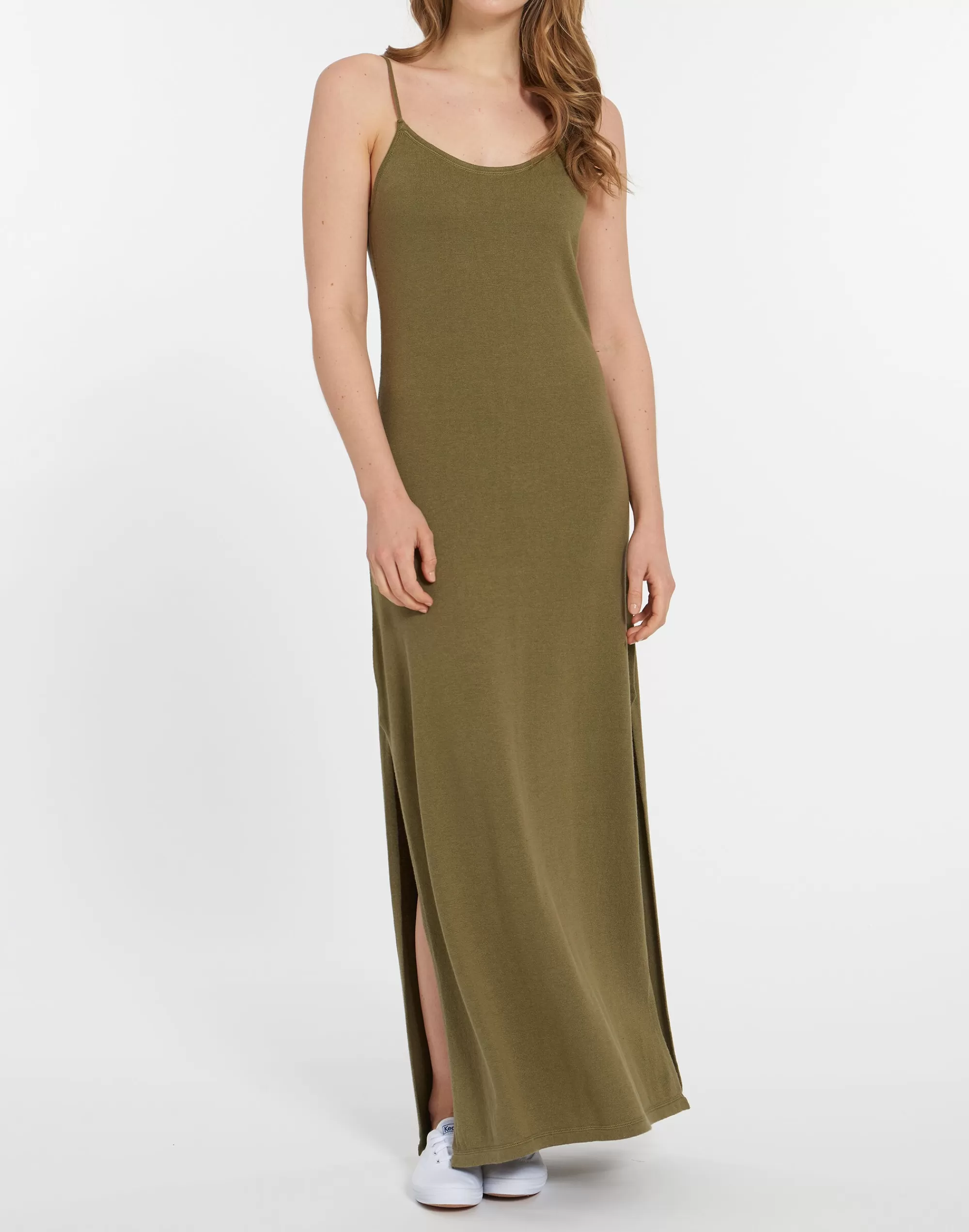 Madewell Dresses>Leimere Hampton Maxi Slip Dress Olive