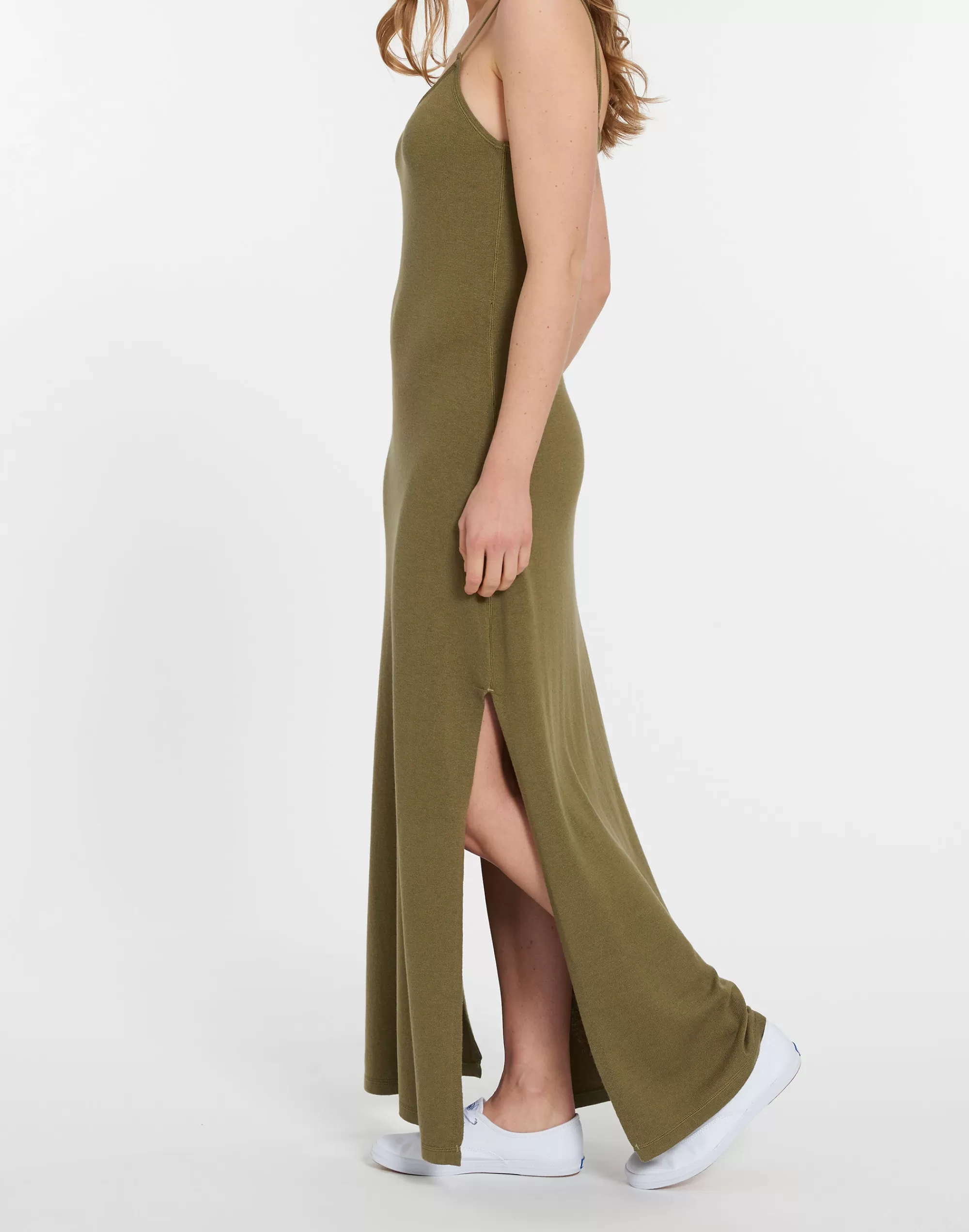 Madewell Dresses>Leimere Hampton Maxi Slip Dress Olive