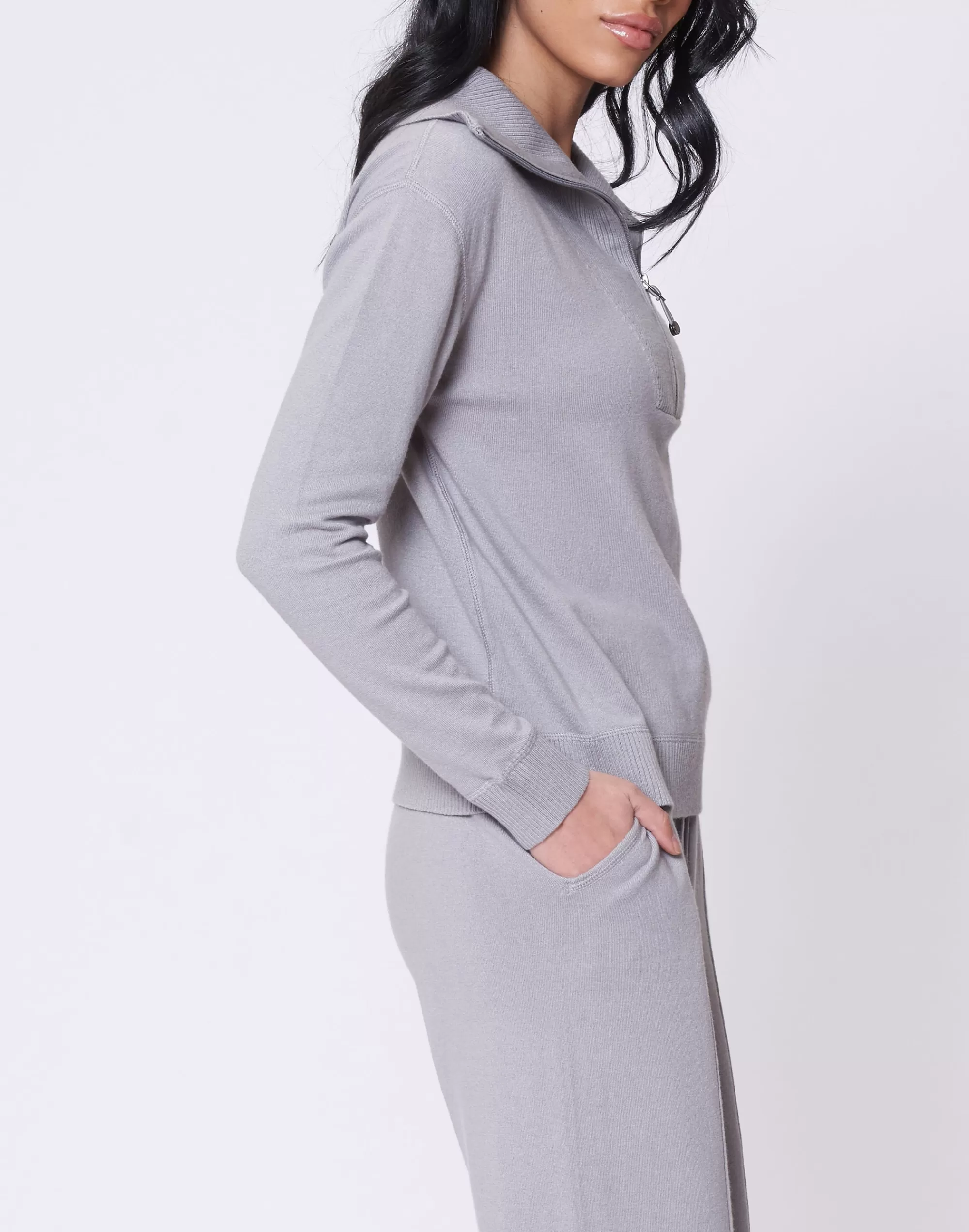 Madewell Sweatshirts & Sweatpants>Leimere Tisbury Half Zip Grey