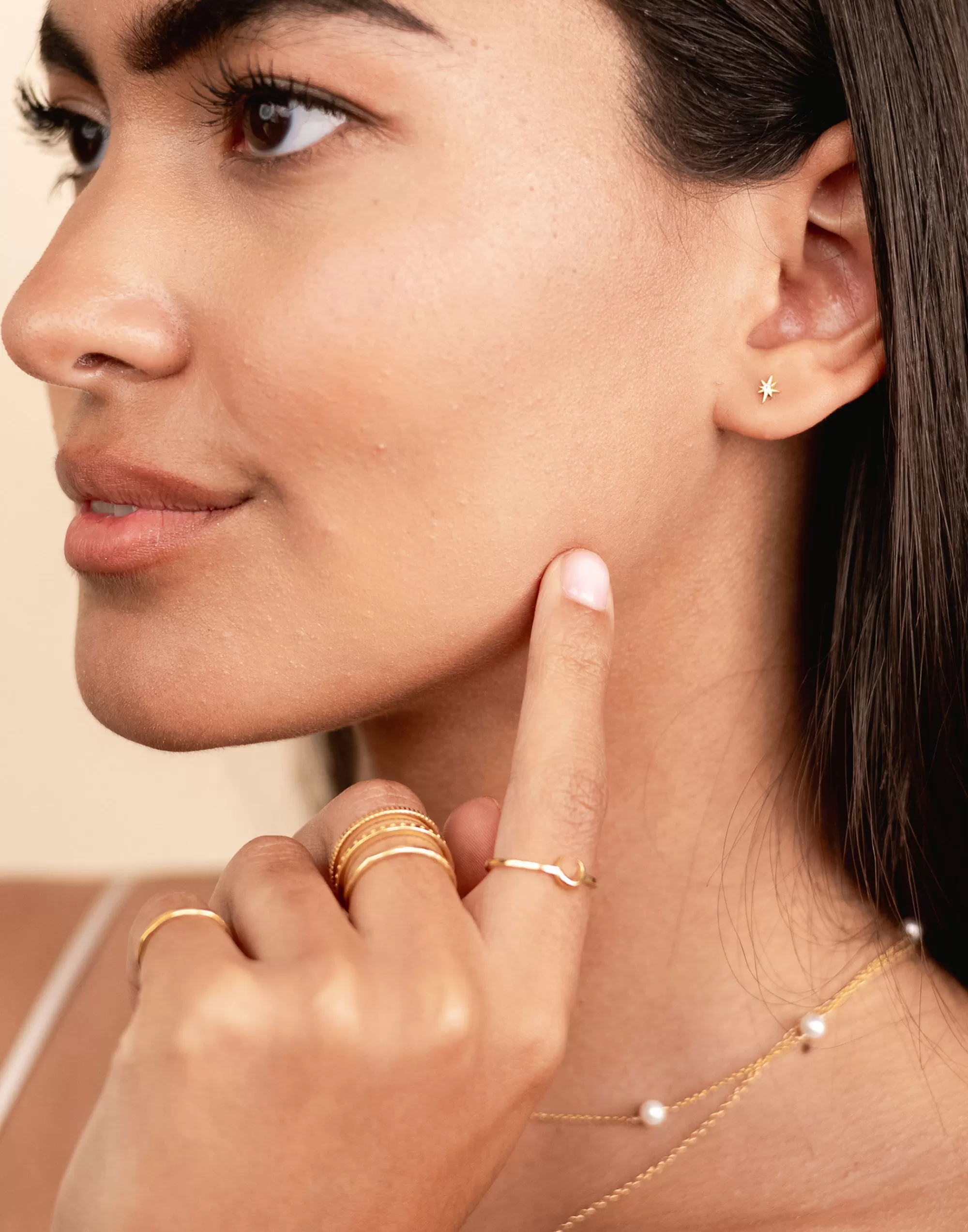 Madewell Earrings>Little Dipper Studs Gold