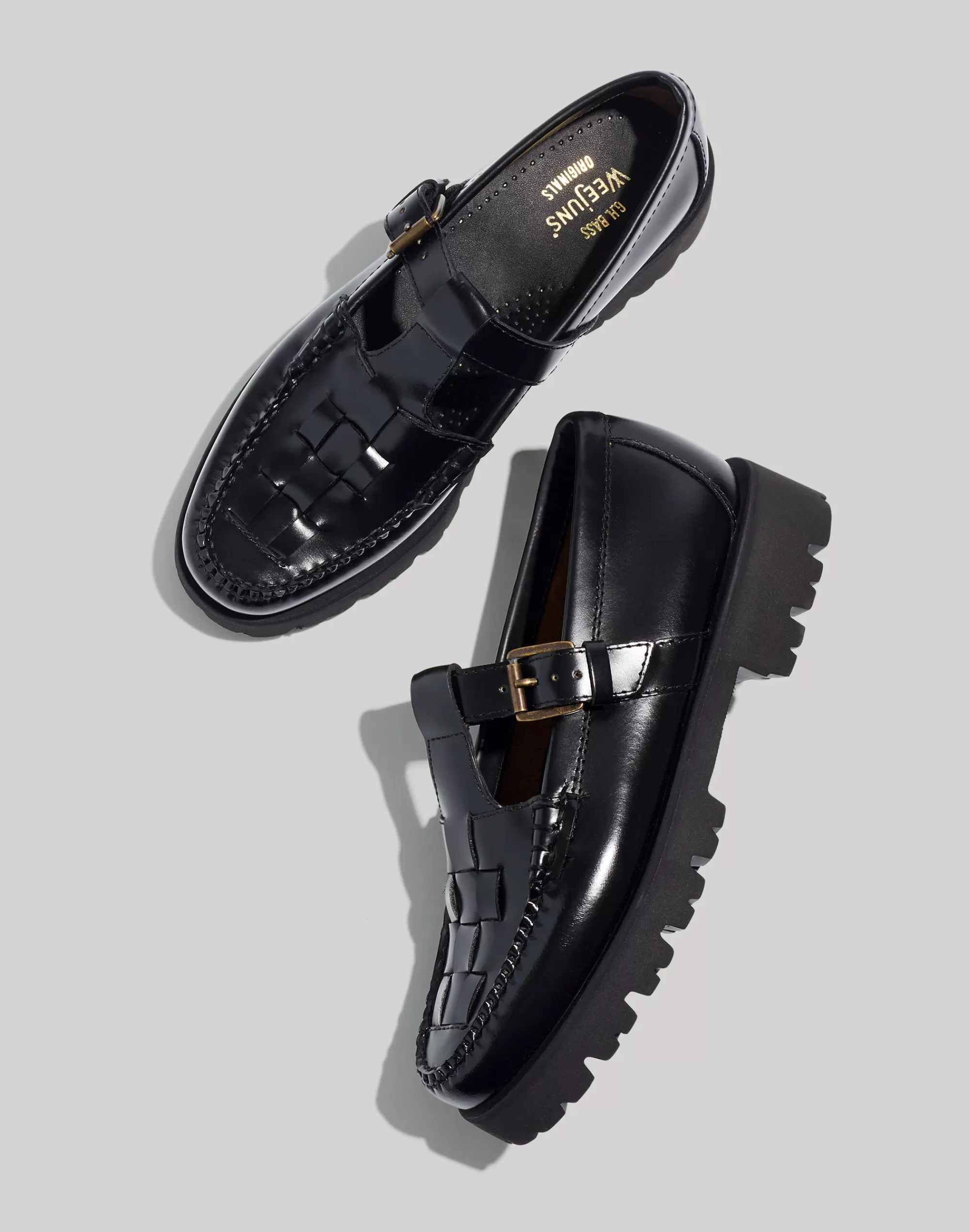 Madewell Flats>Loafers Black