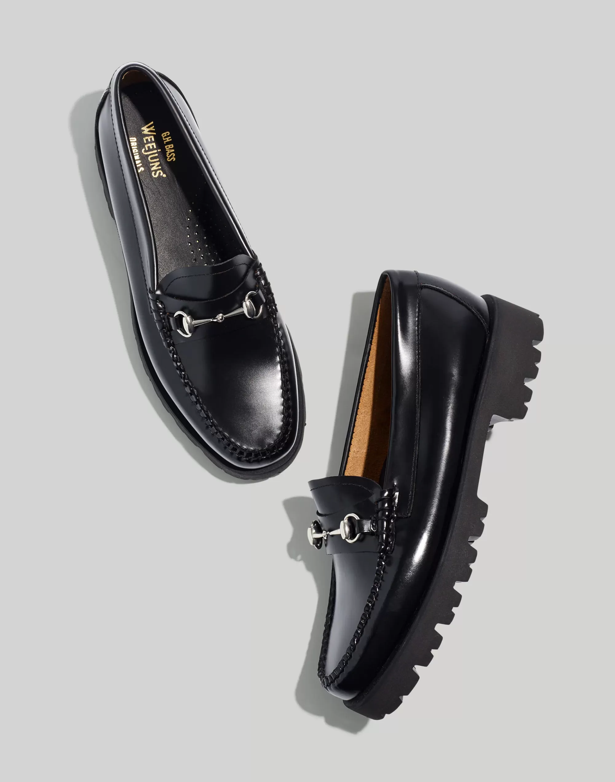 Madewell Flats>Loafers Black