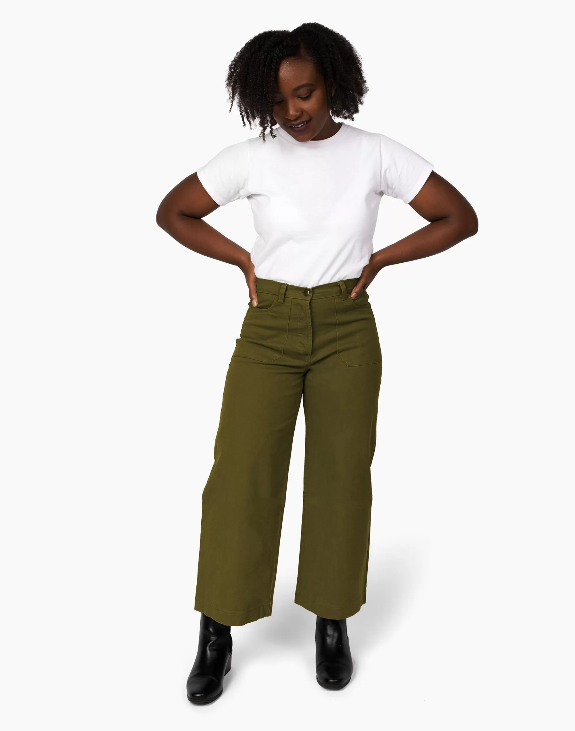 Madewell Pants>Loup Simone Jeans Moss