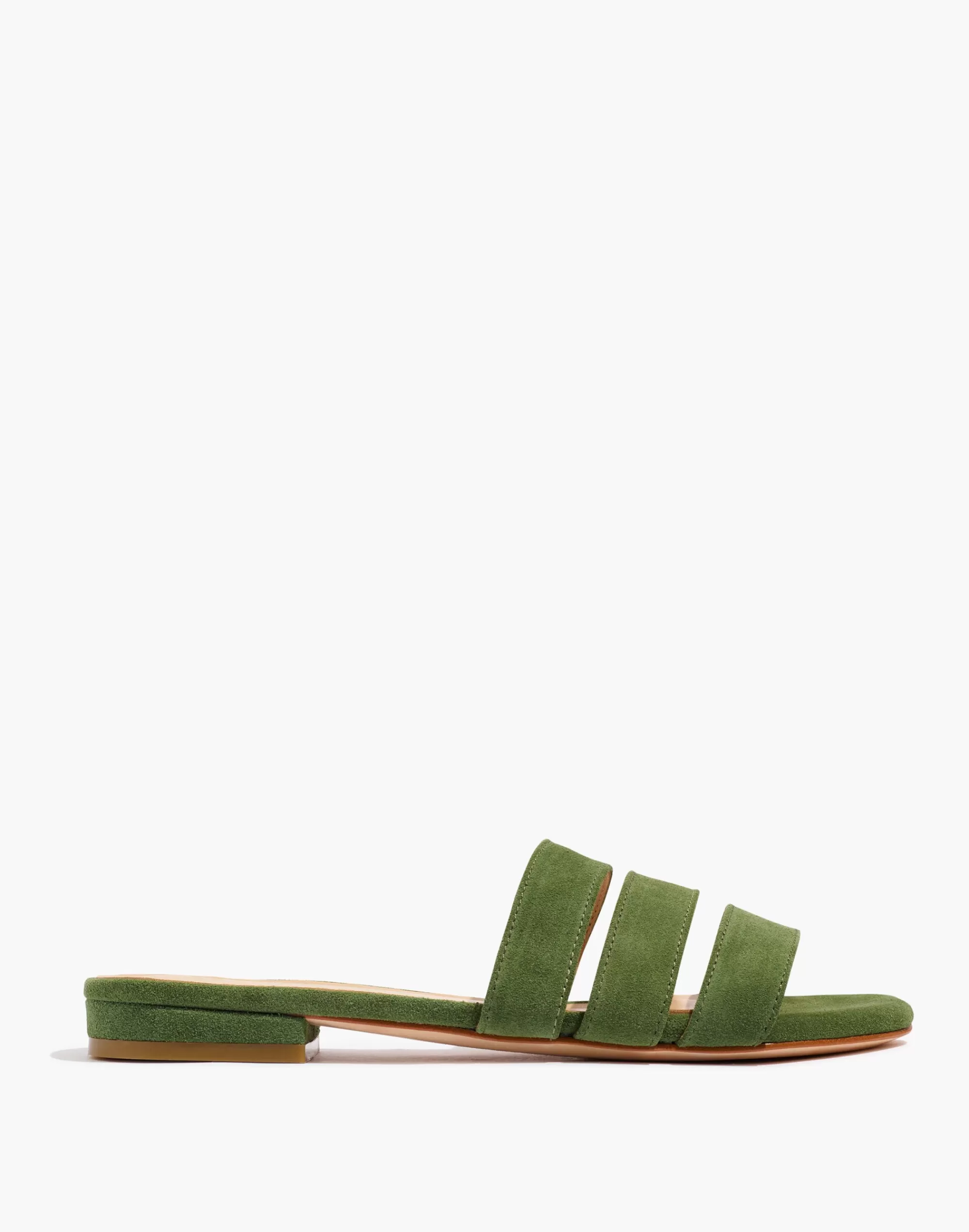 Madewell Sandals>Ma'Am Shoes Suede Cj Slide Sandals Agave