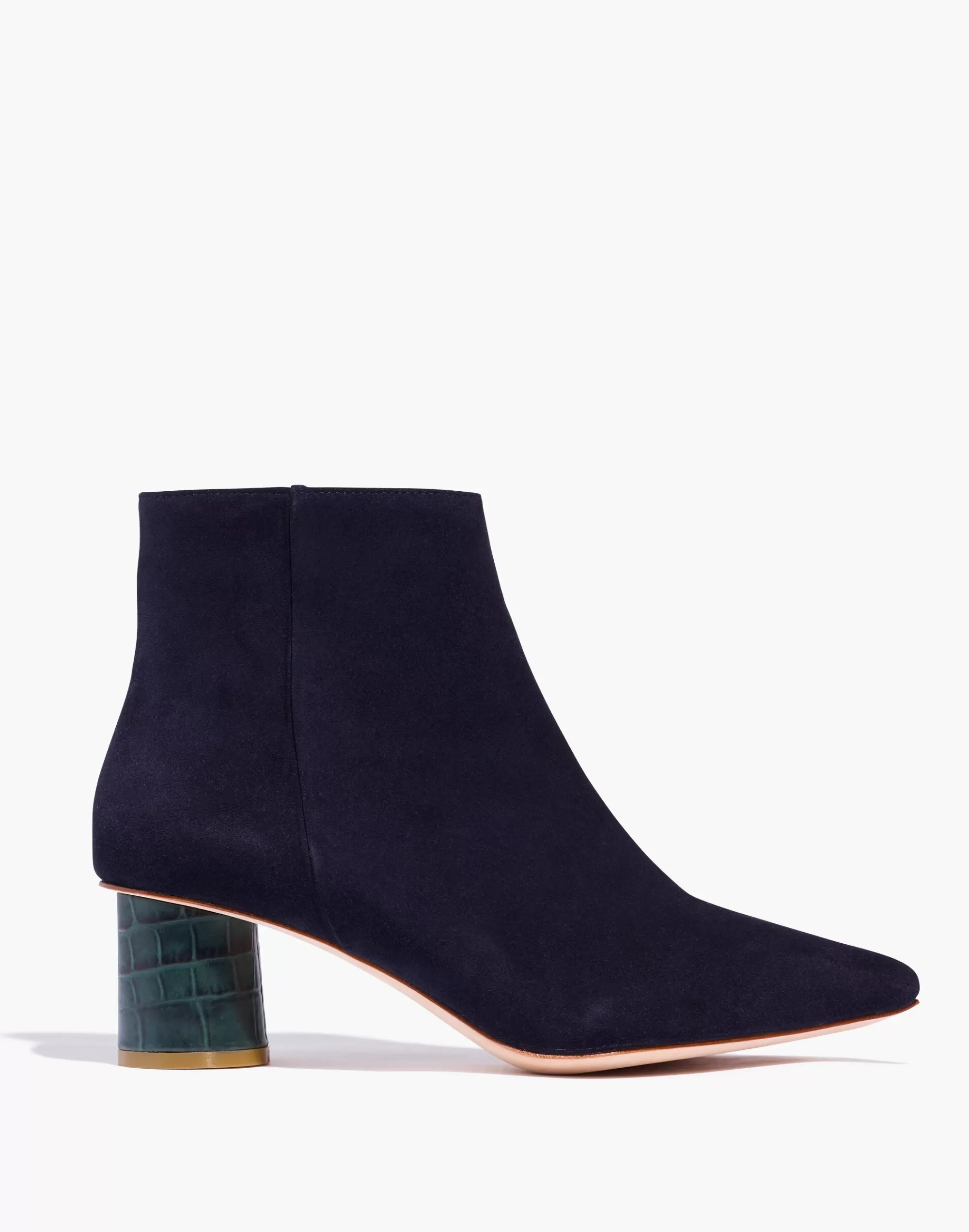 Madewell Boots>Ma'Am Shoes Suede Shirley Ankle Boots Midnight