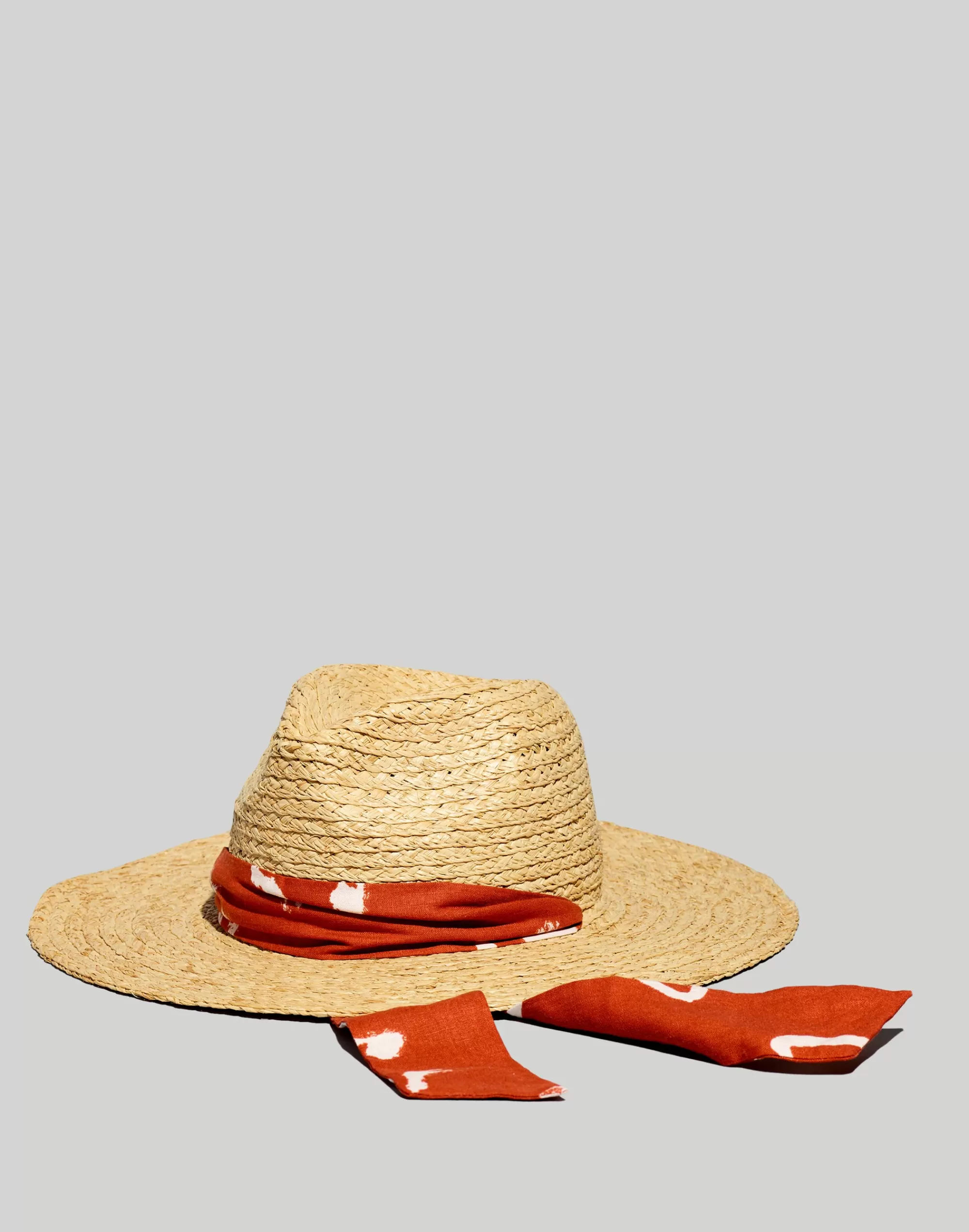 Madewell Hats> X Caroline Z Hurley Straw Hat Afterglow Red