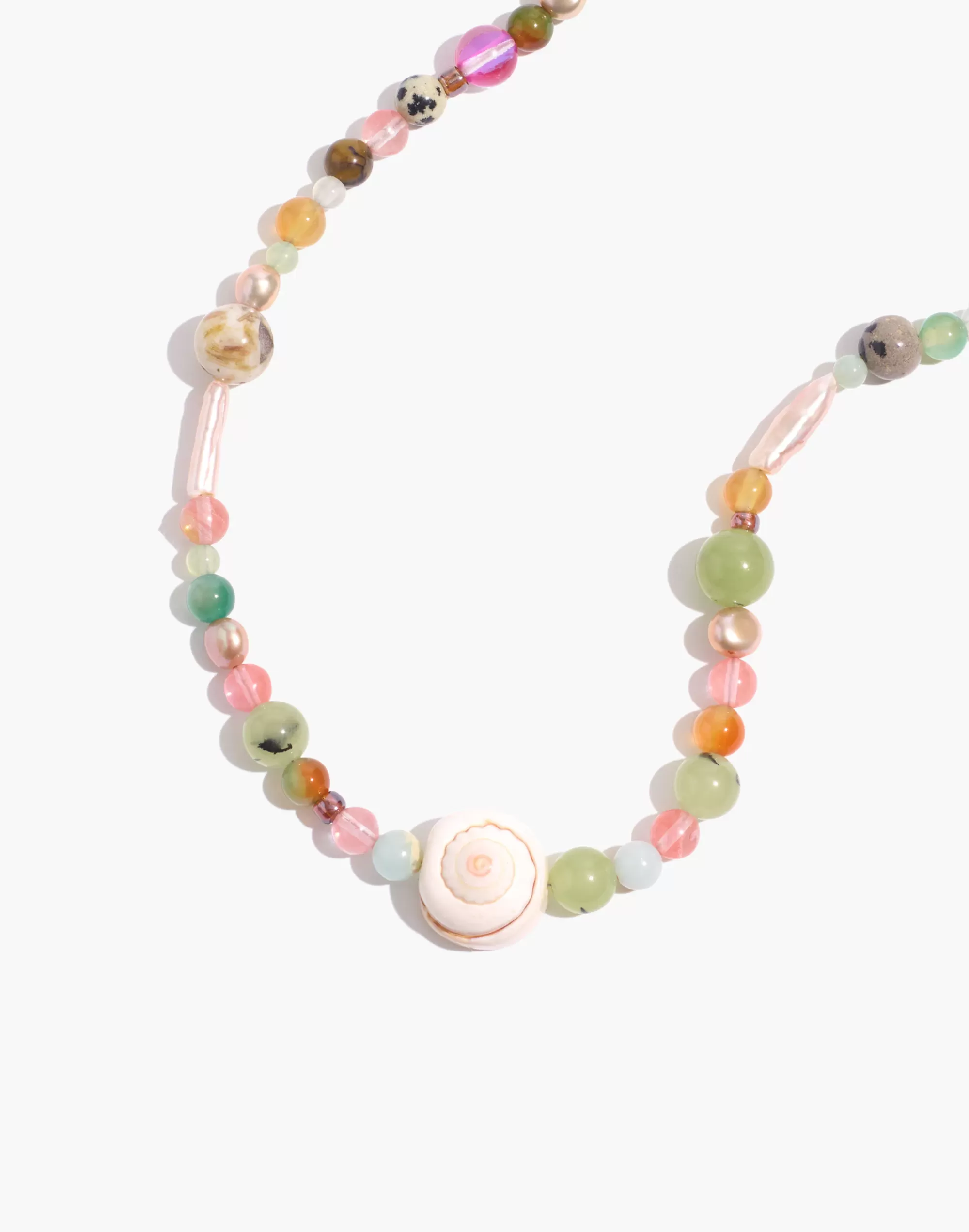 Madewell Necklaces> X Charlie Beads Shell Necklace Multi Color