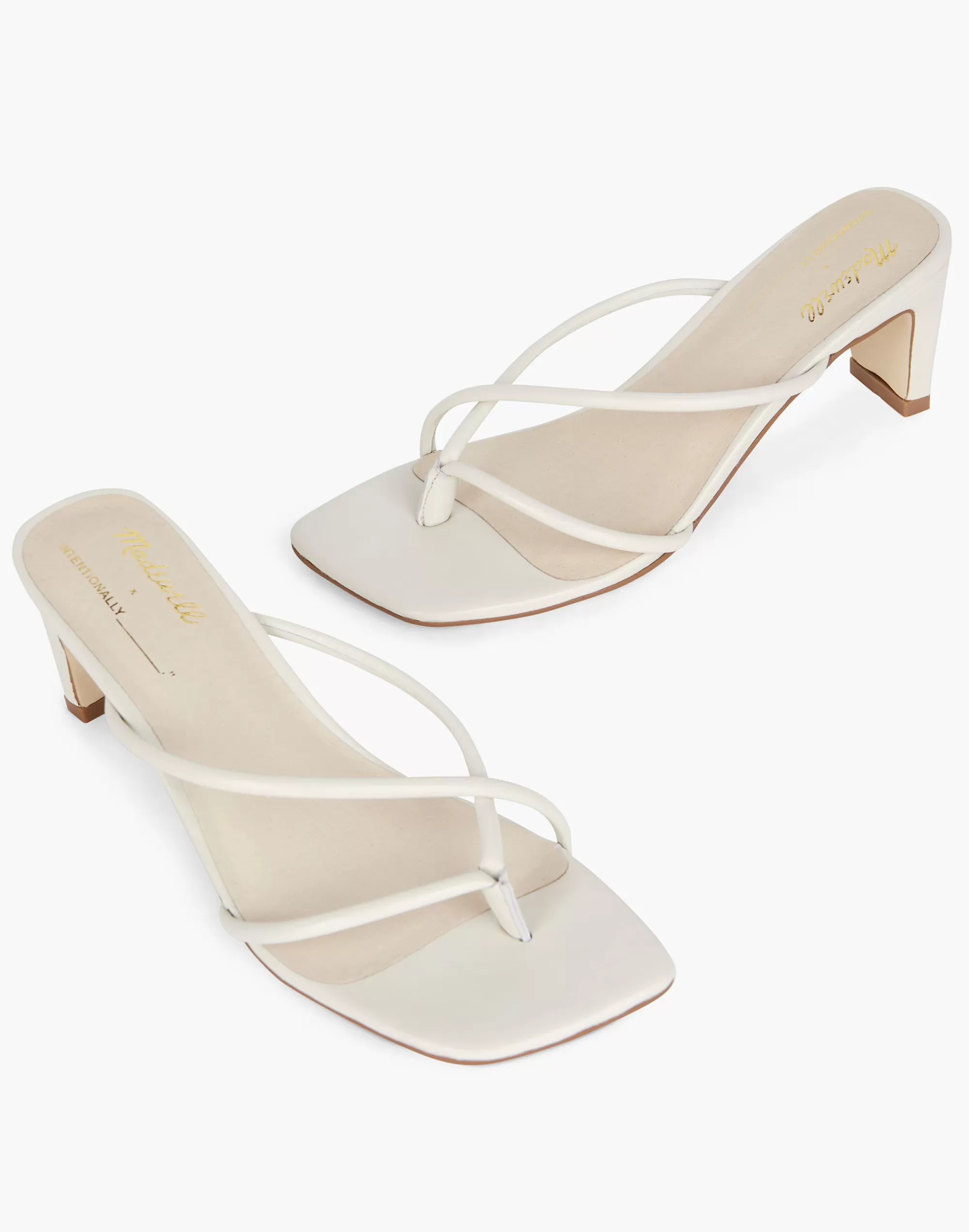 Madewell Sandals> X Intentionally Blank Kelon Sandals In Cream