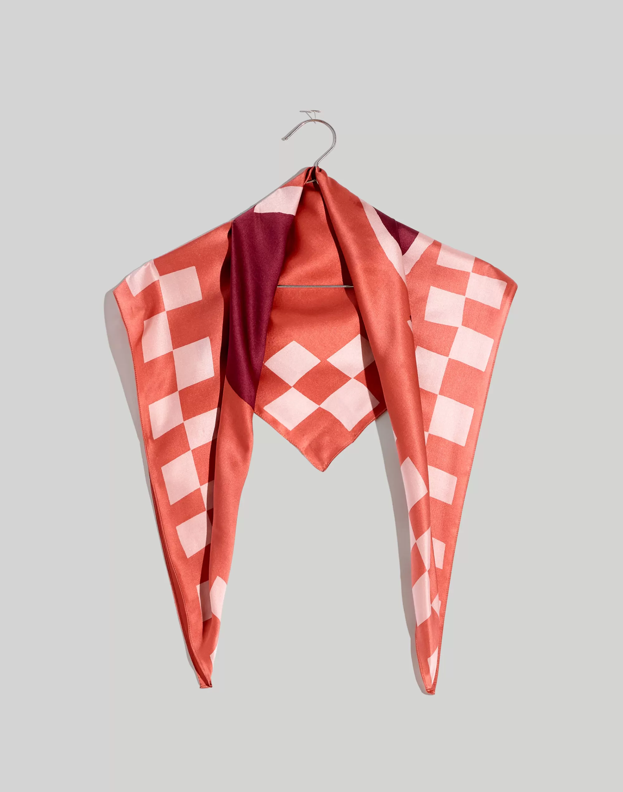 Madewell Bandanas> X Kate Roebuck Silk Bandana Dried Rose