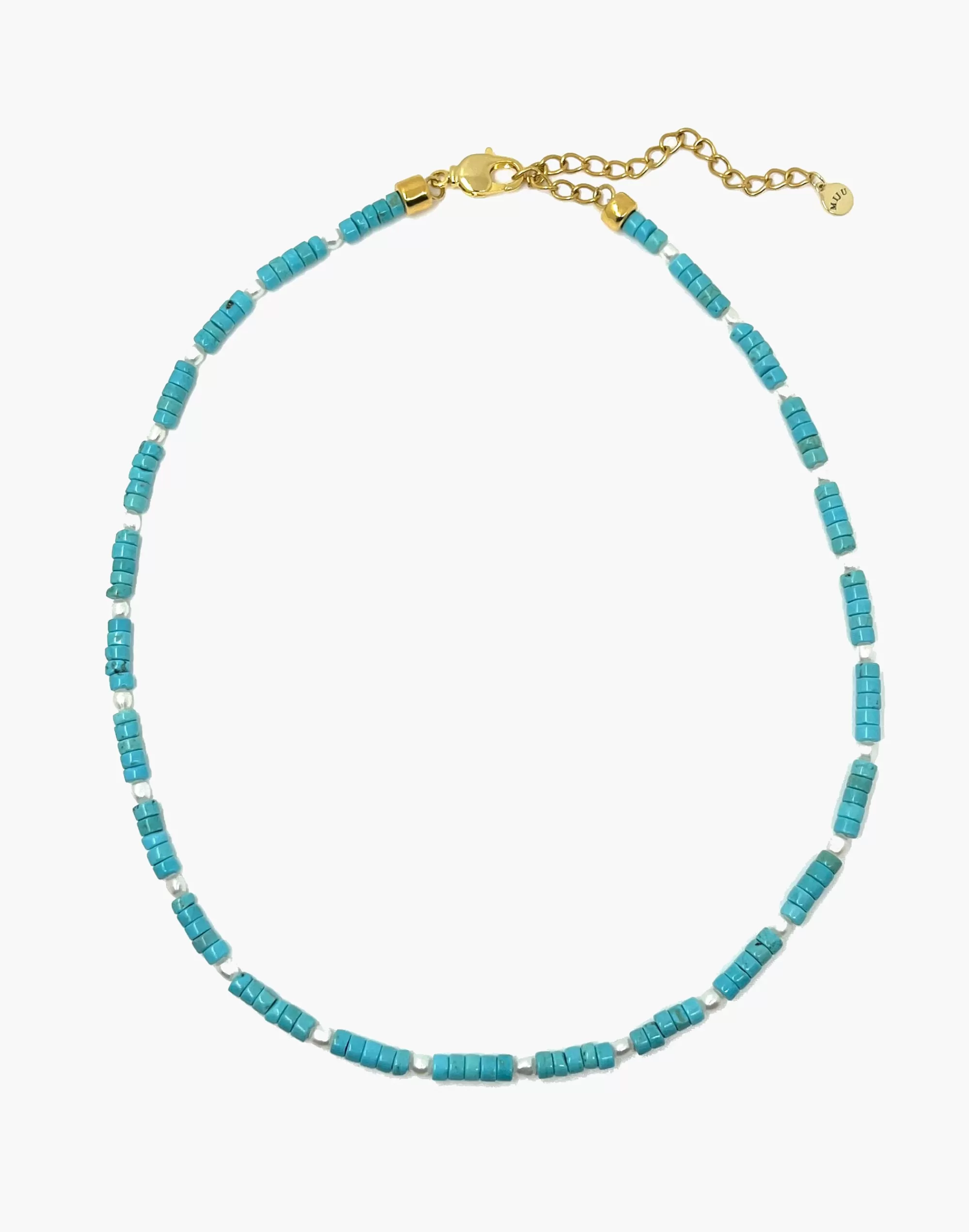 Madewell Necklaces> X Miju Beaded Del Mar Necklace Turquoise